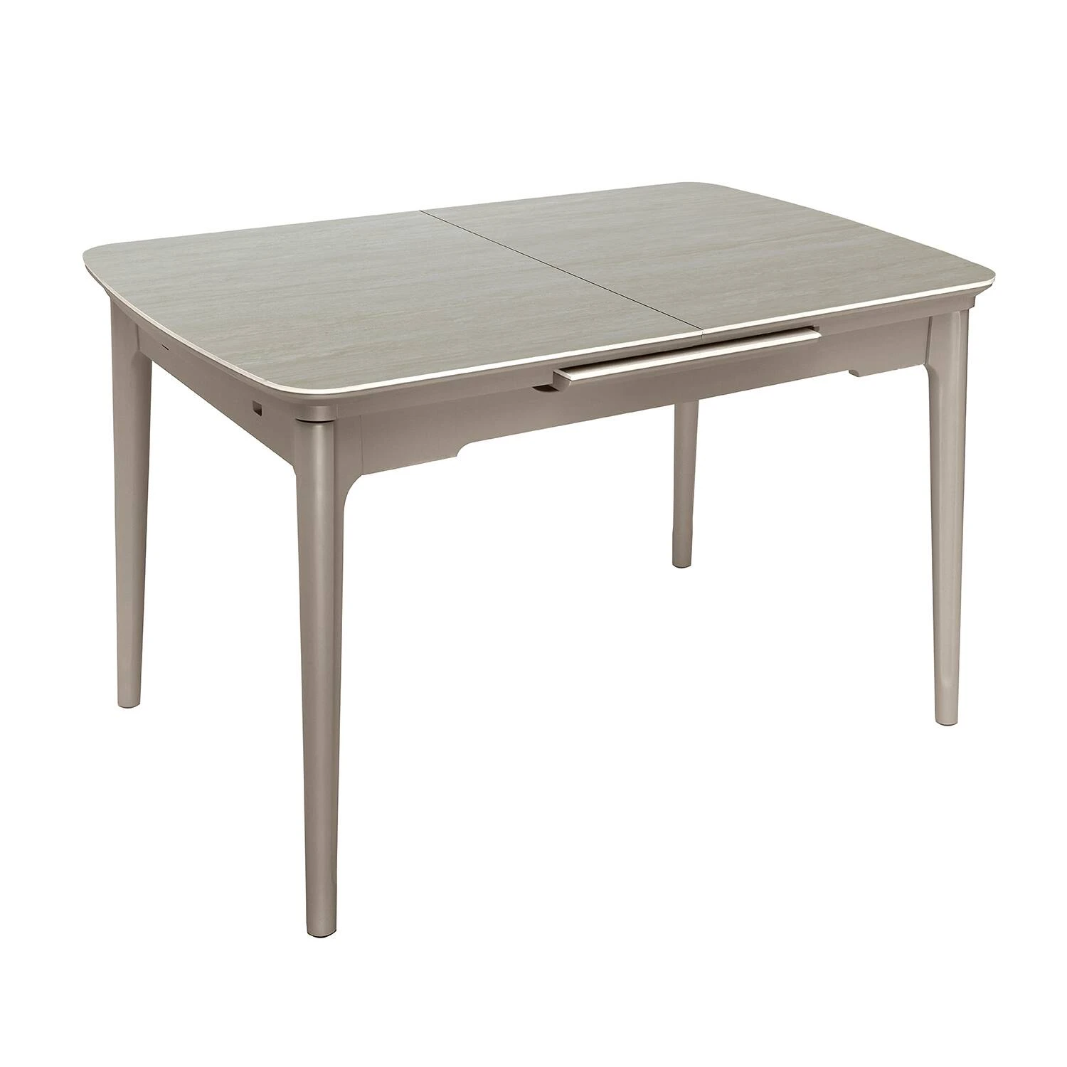 Стіл обідній розкладний Bjorn Askold 120-160х80х76 Roman Stone Matt + Cocoa leg