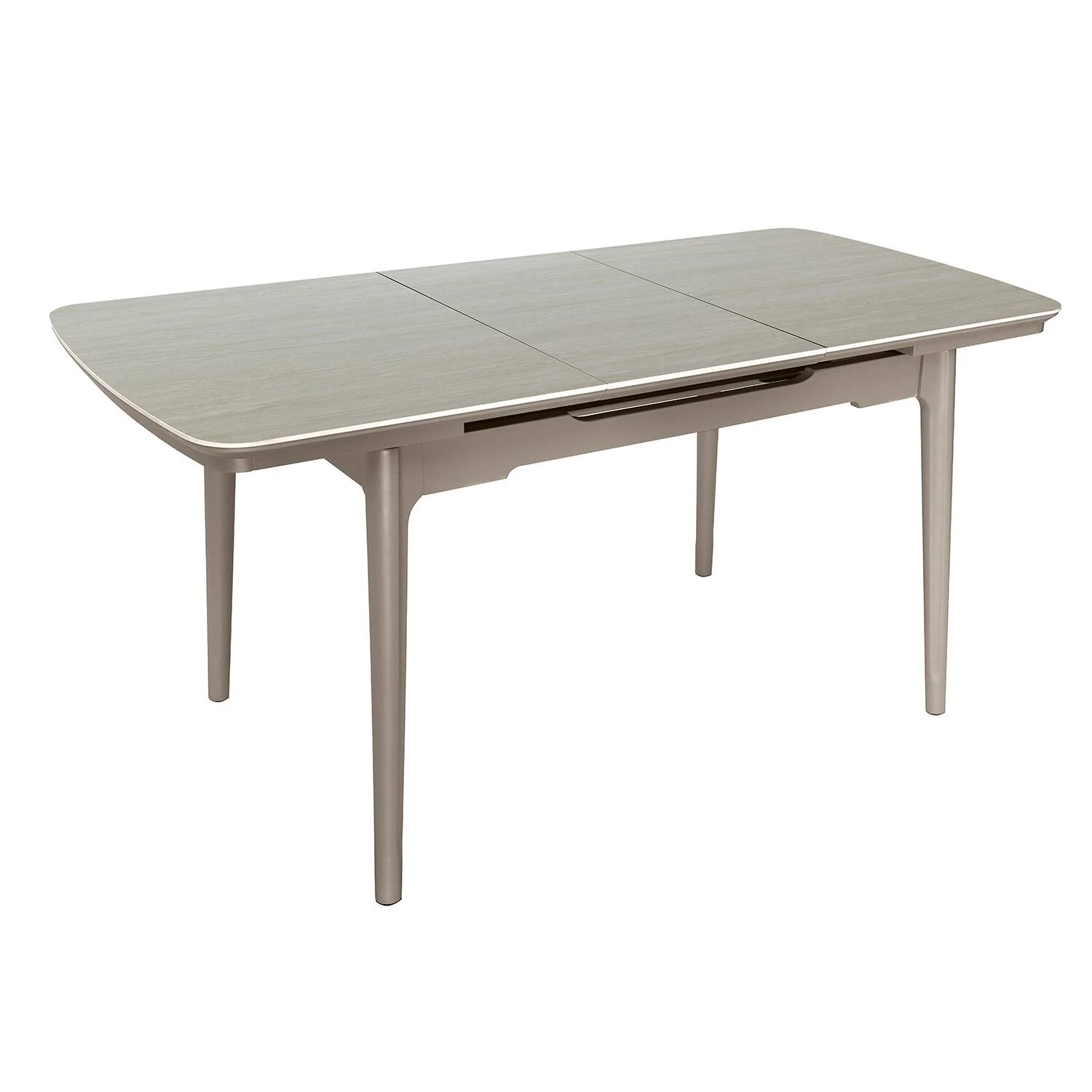 Стіл обідній розкладний Bjorn Askold 120-160х80х76 Roman Stone Matt + Cocoa leg