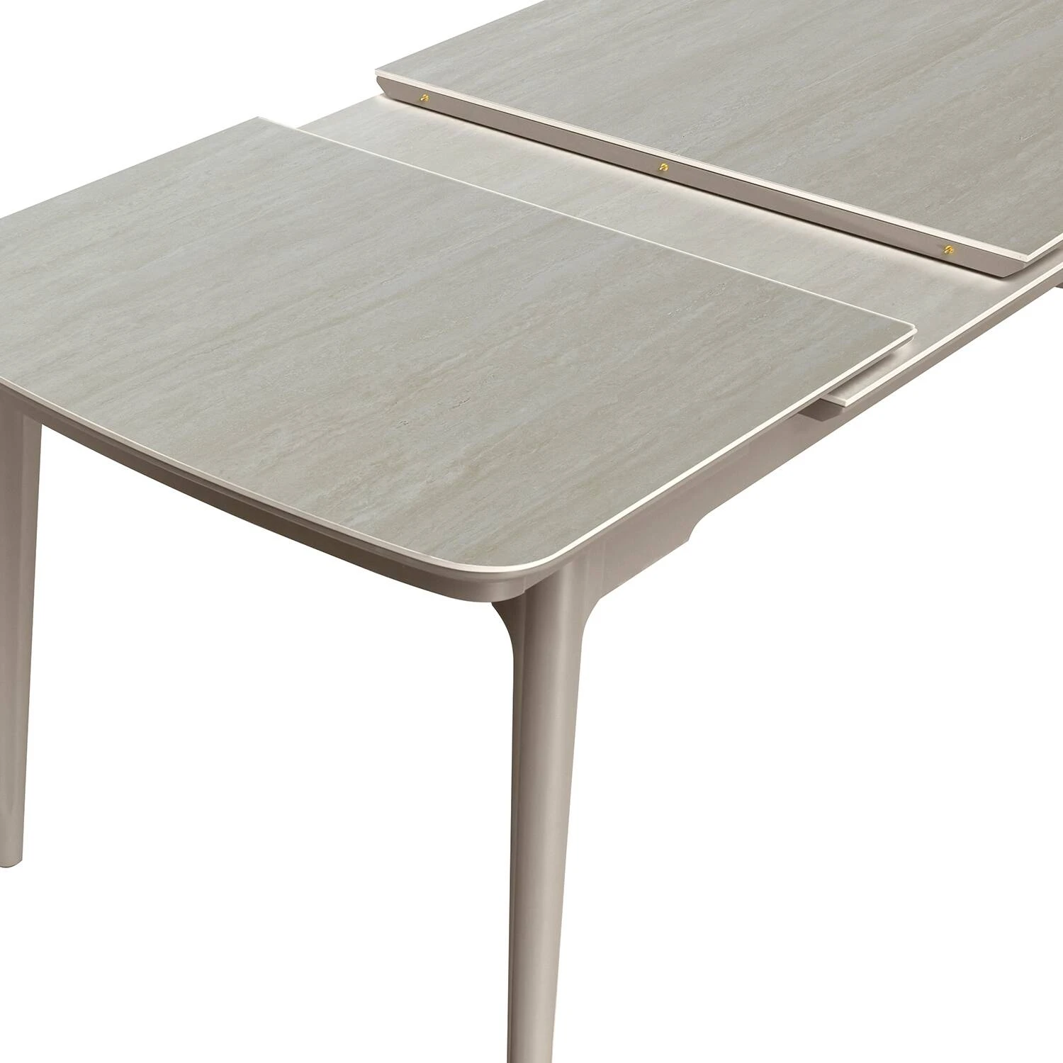 Стіл обідній розкладний Bjorn Askold 120-160х80х76 Roman Stone Matt + Cocoa leg