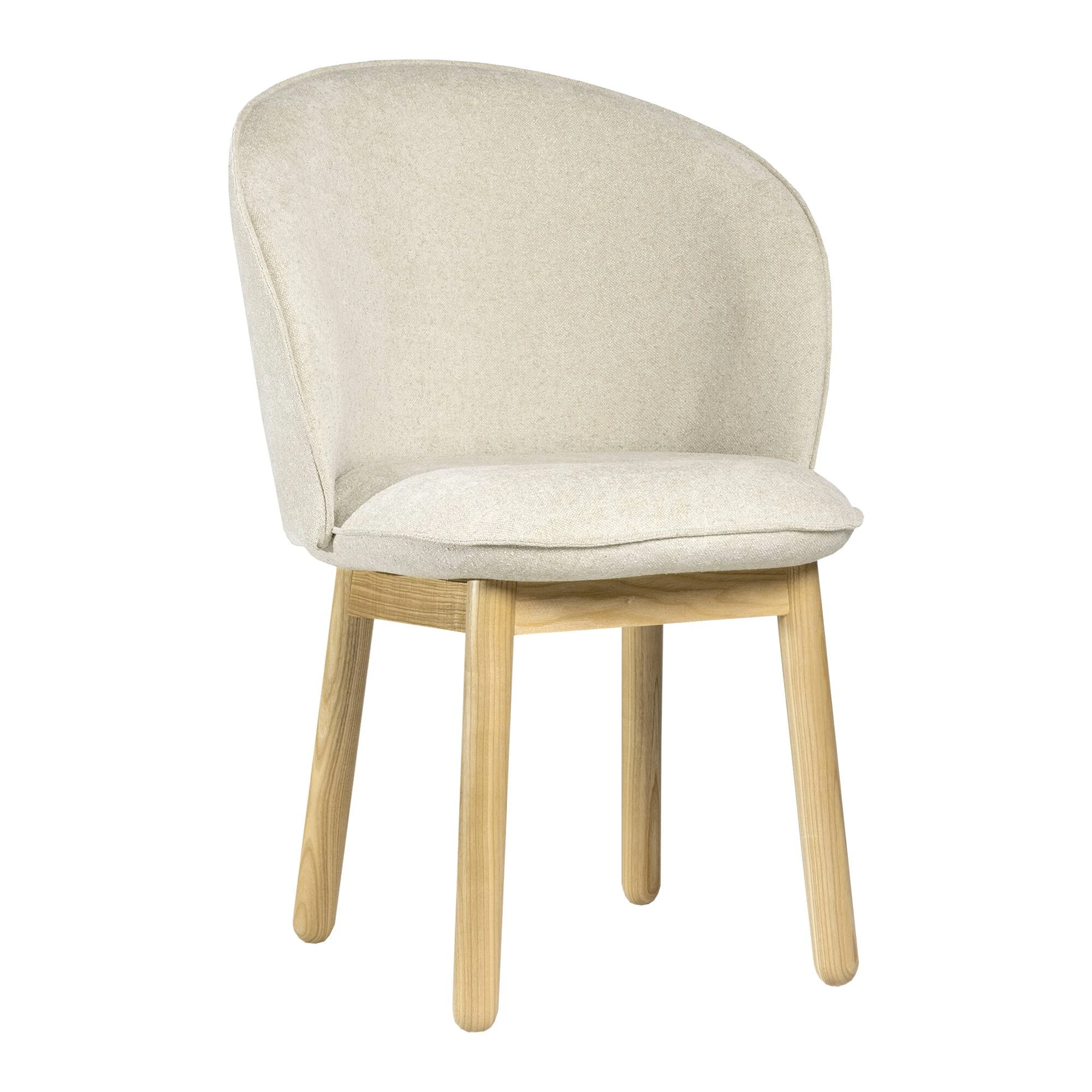 Стілець обідній Stitch comfort натуральний (ясен), мікробукле (Magenta 13)