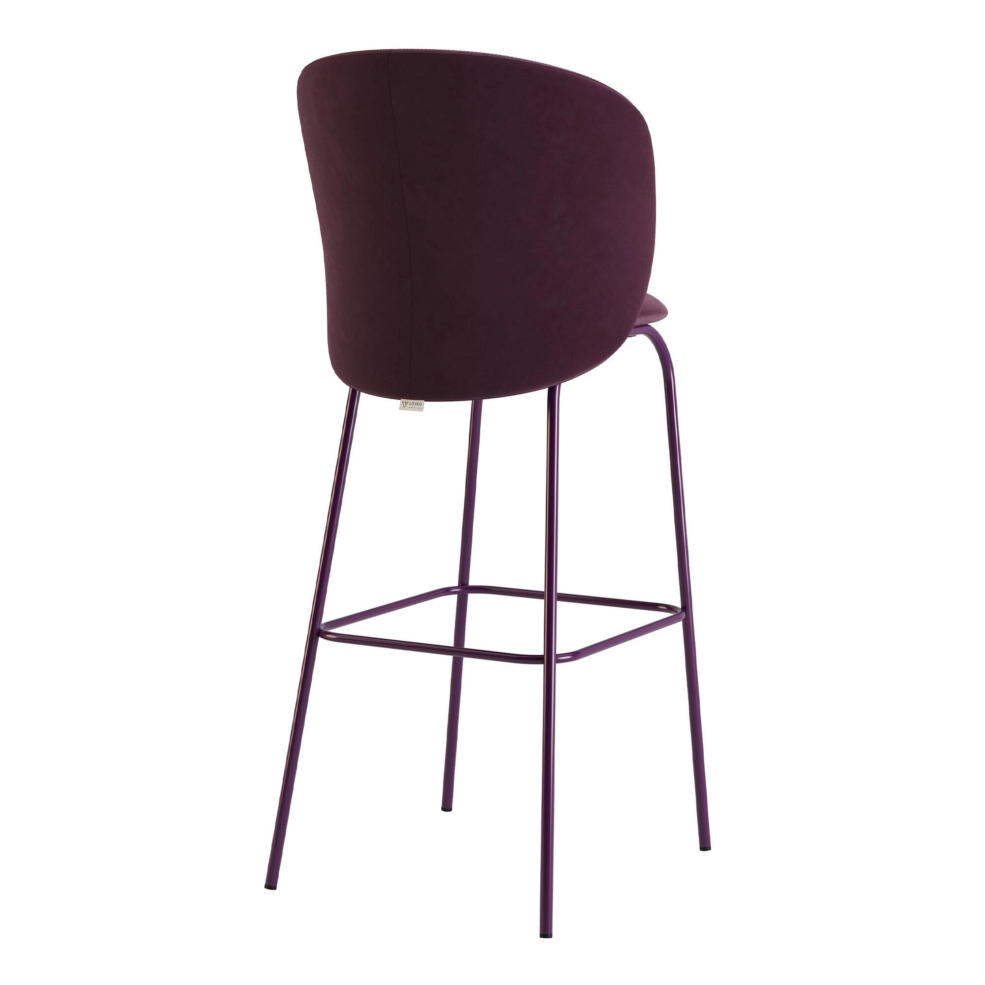 Стілець барний Lilo Exclusive Deep Plum