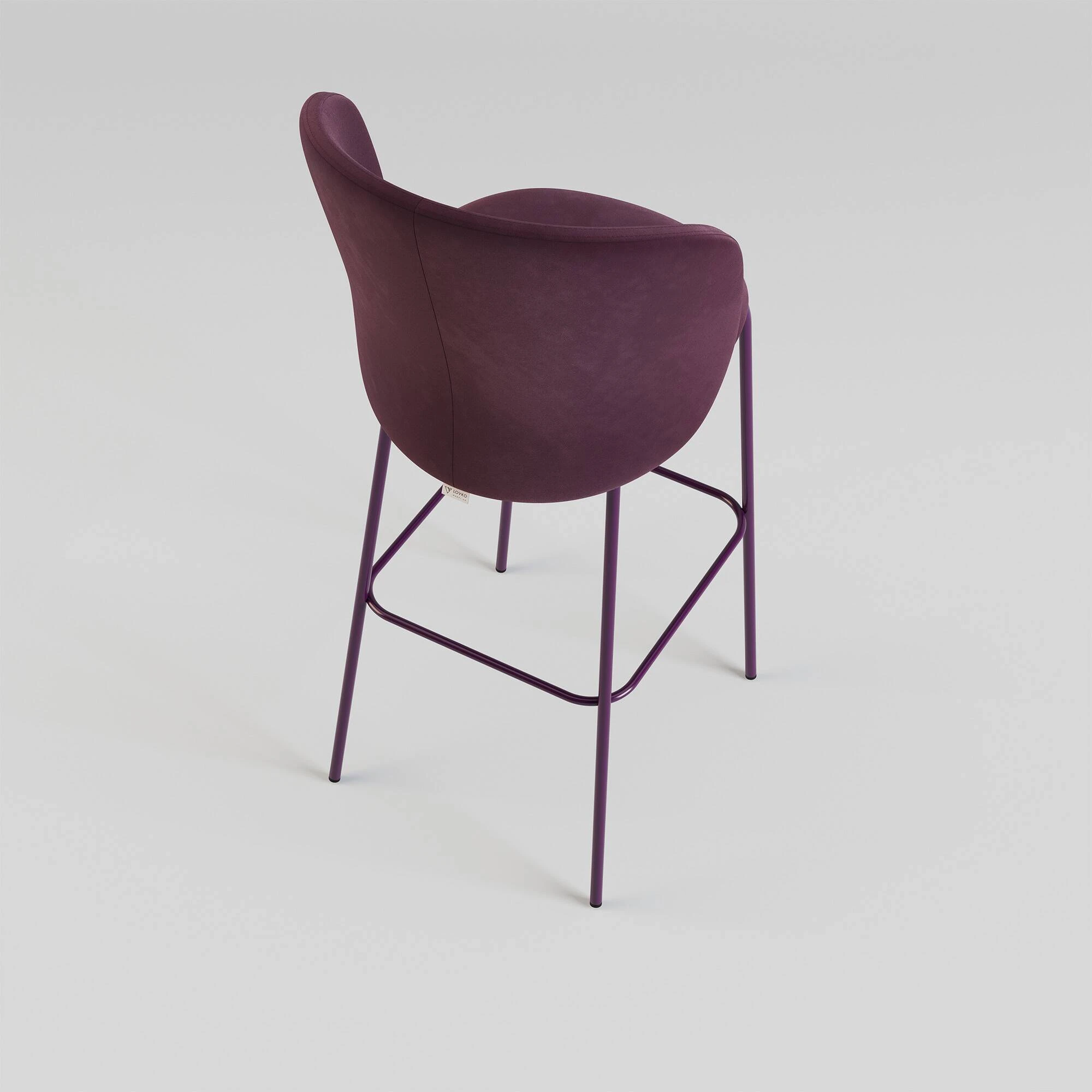 Стілець барний Lilo Exclusive Deep Plum