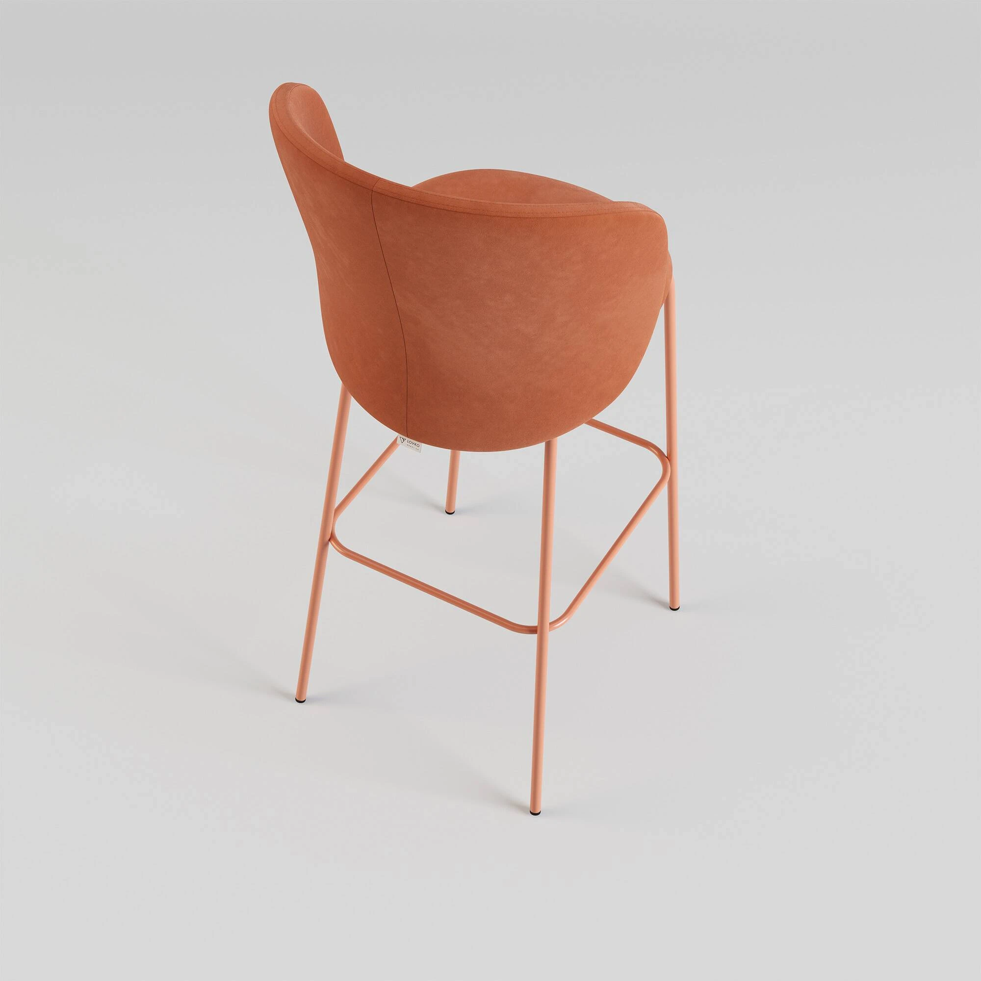 Стілець барний Lilo Exclusive Terracotta Velvet