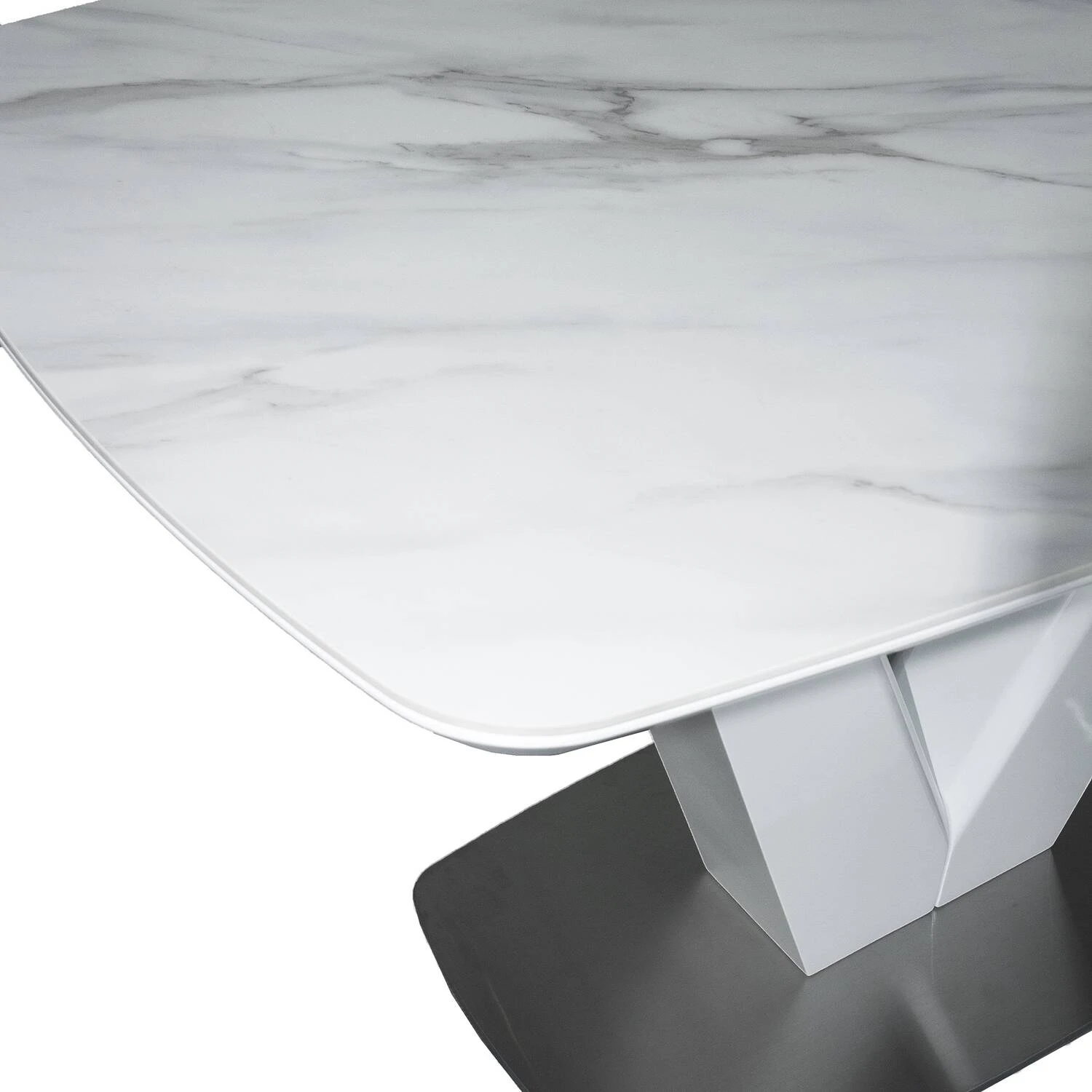 Стіл обідній T-7242 California Ceramic white matt ZH01 140x80x76