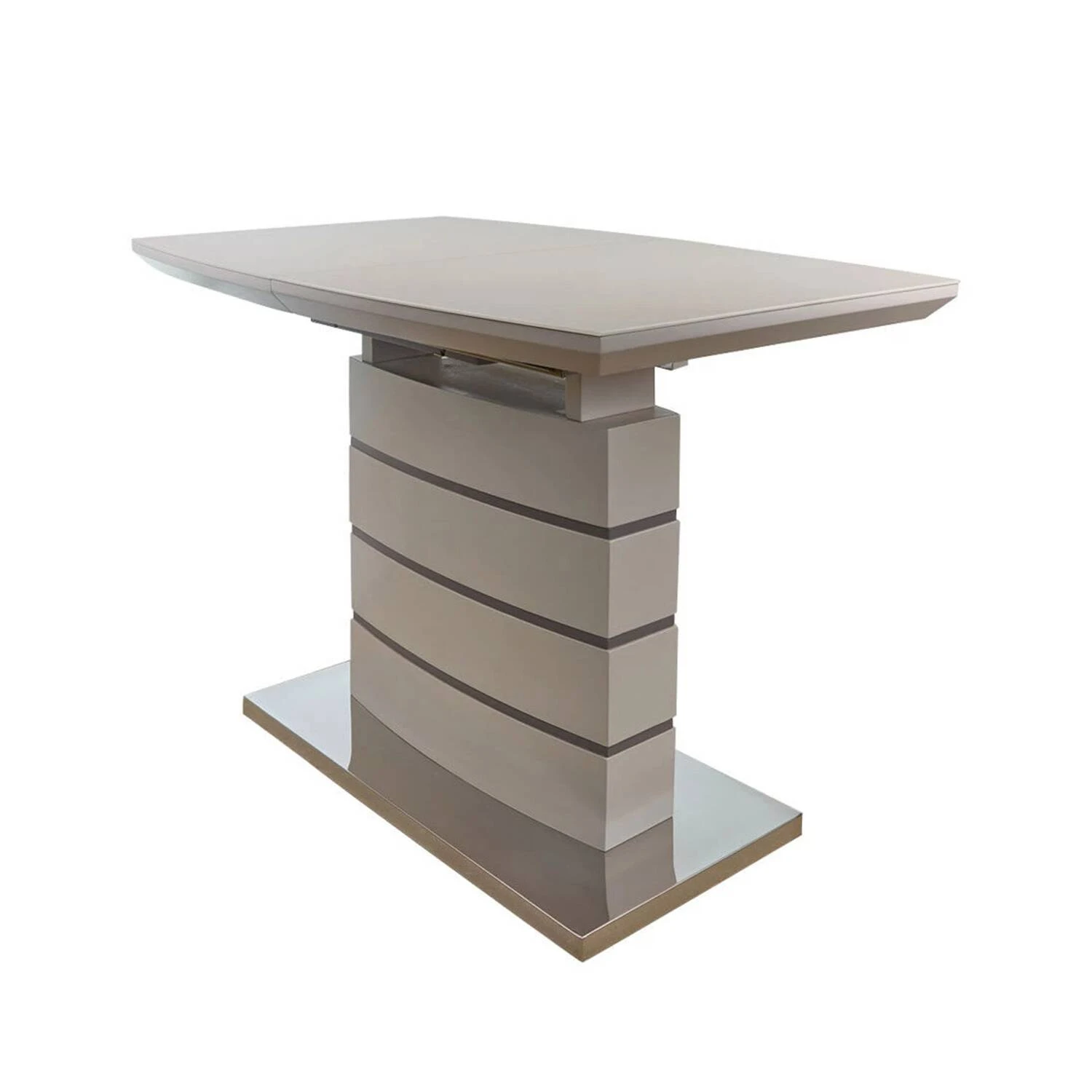 Стіл обідній розкладний DT-9123-1 Houston mini mokko gloss 110-150x70x76