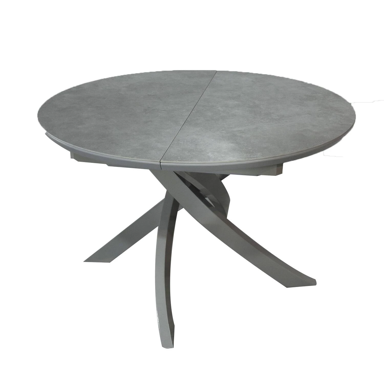 Стіл обідній розкладний T-7479 Caezar Ceramic grey matt HY04 120-160x120x76