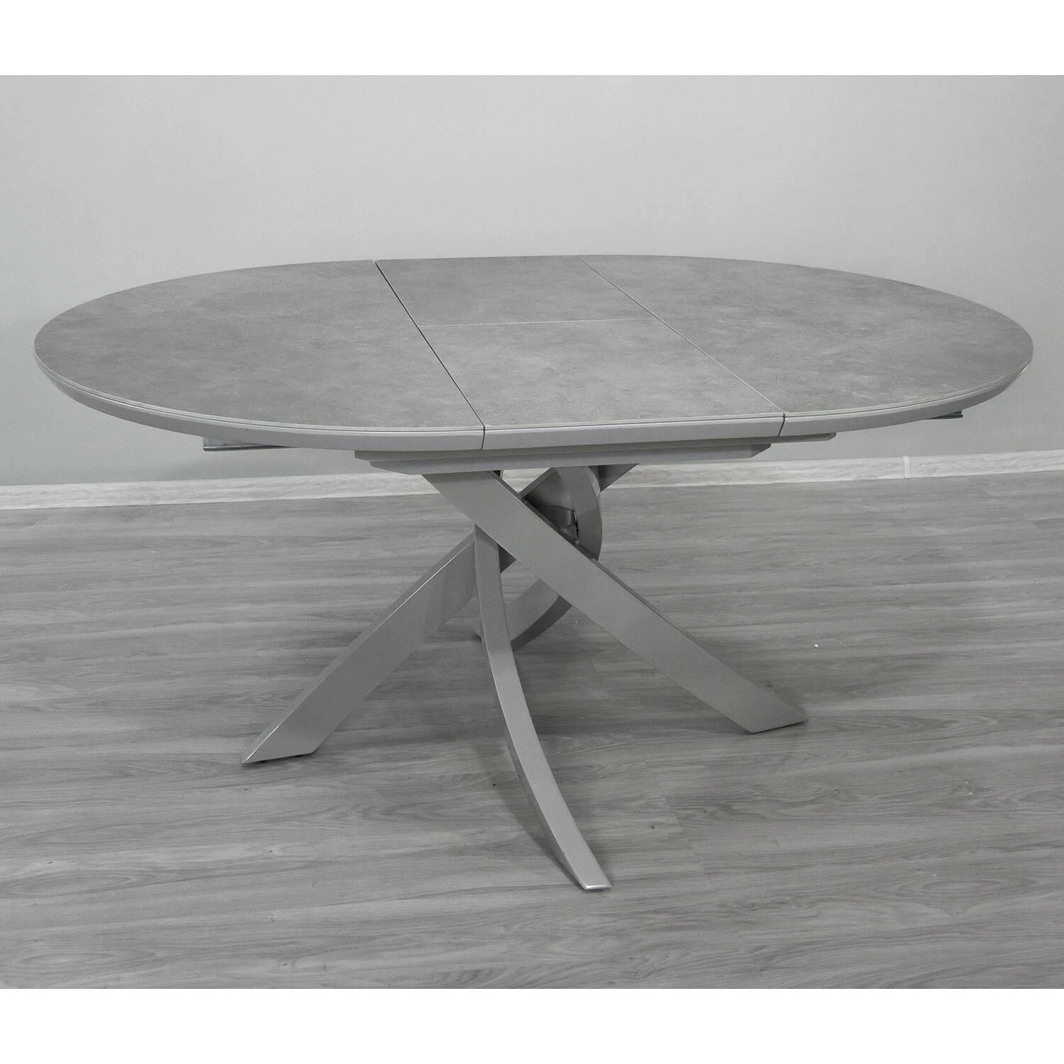 Стіл обідній розкладний T-7479 Caezar Ceramic grey matt HY04 120-160x120x76
