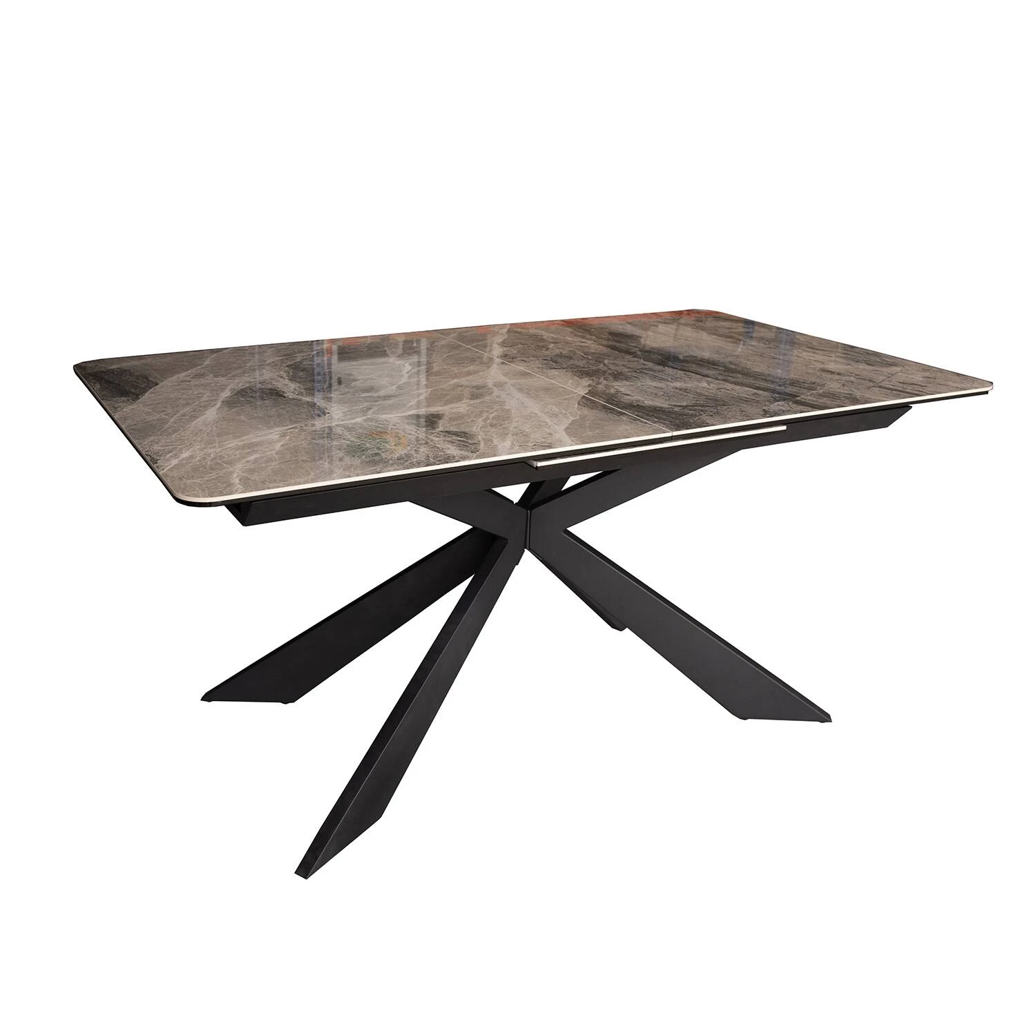 Стіл обідній розкладний T-7065 Oregon Ceramic C20 gloss 160-210x90x76