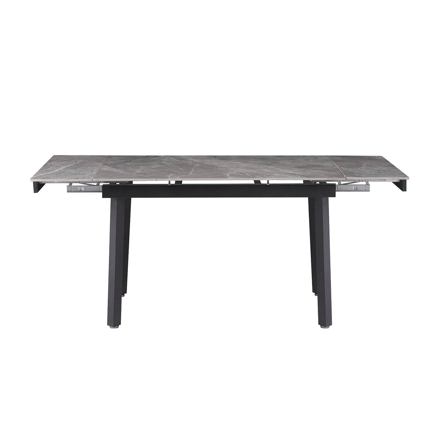 Стіл обідній розкладний DT-2402B Ashwood Ceramic grey gloss 120-180x80x76