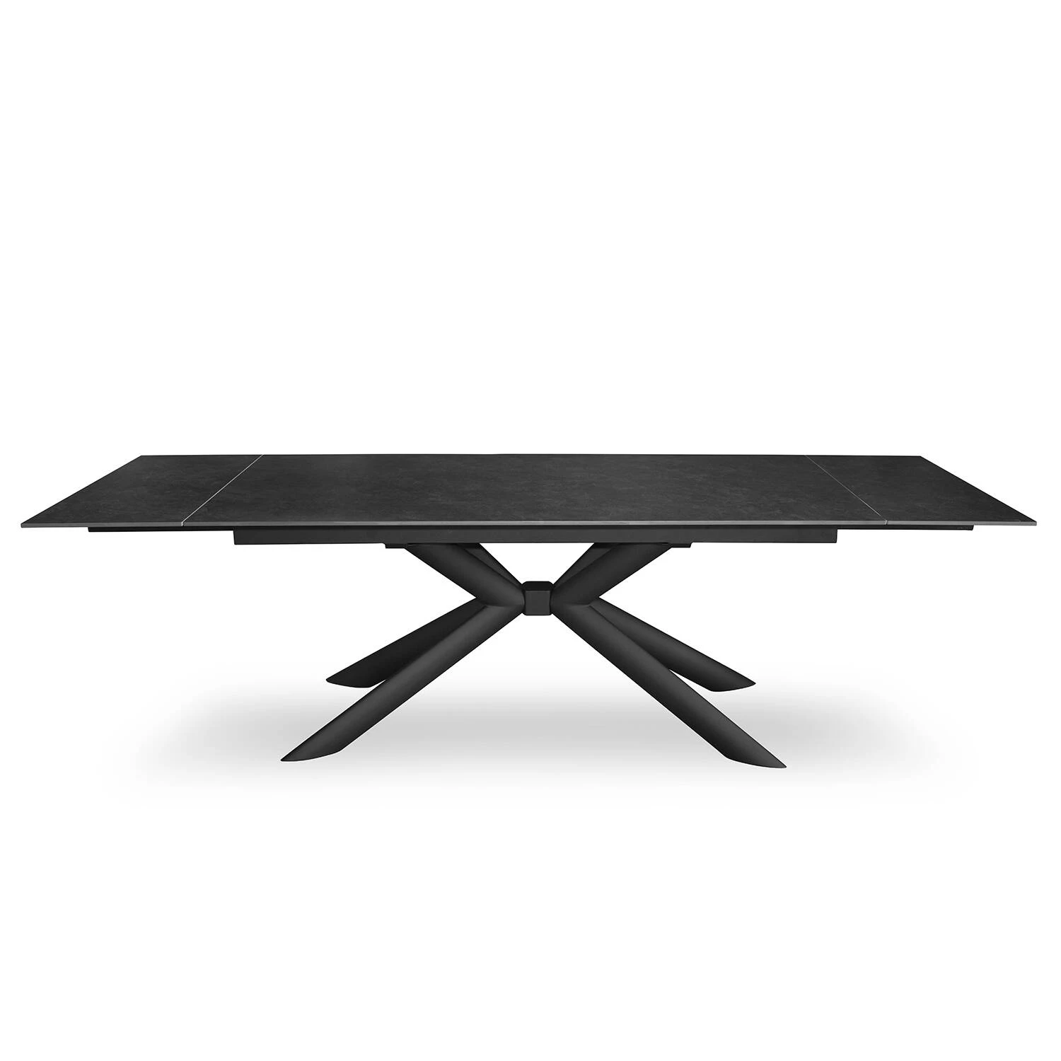 Стіл обідній розкладний T7094C-1826 Vitoria Ceramic vick dark grey matt 180-260x90x76