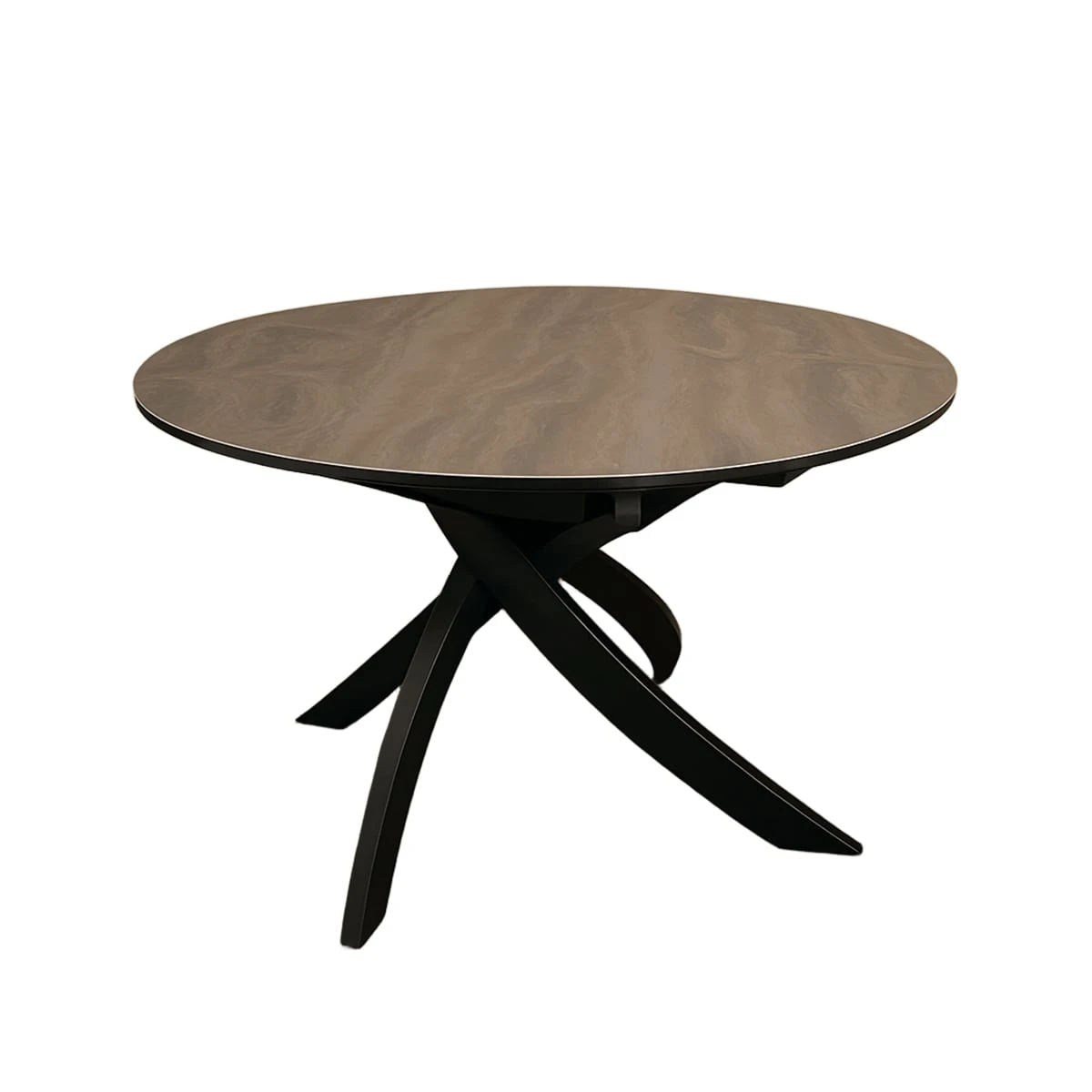 Стіл обідній розкладний T-7479 Caezar Ceramic venice brown 120-160x120x76