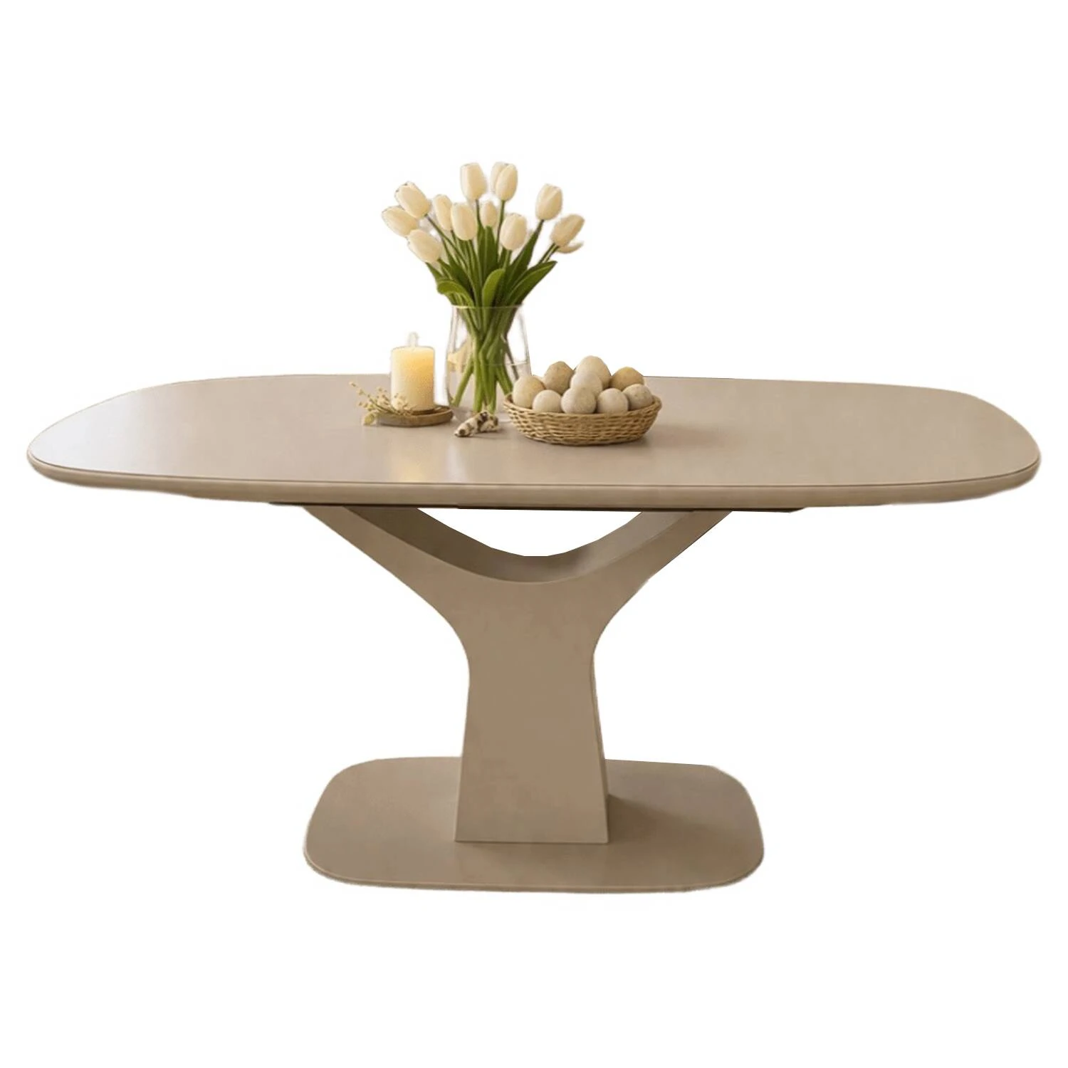Стіл обідній розкладний T-7083 Utah beige matt BS34+Y04 120-160x80x76