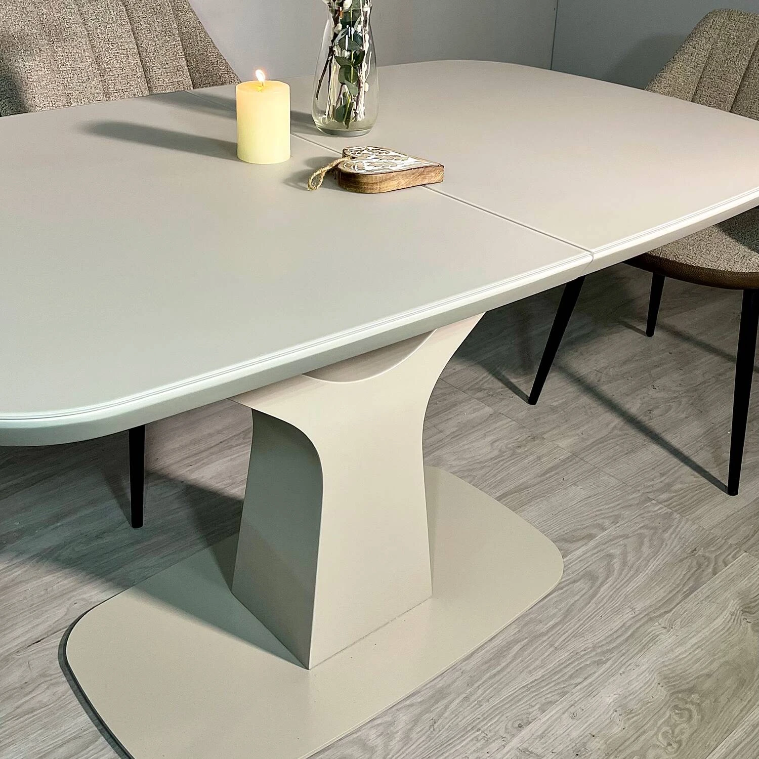Стіл обідній розкладний T-7083 Utah beige matt BS34+Y04 120-160x80x76