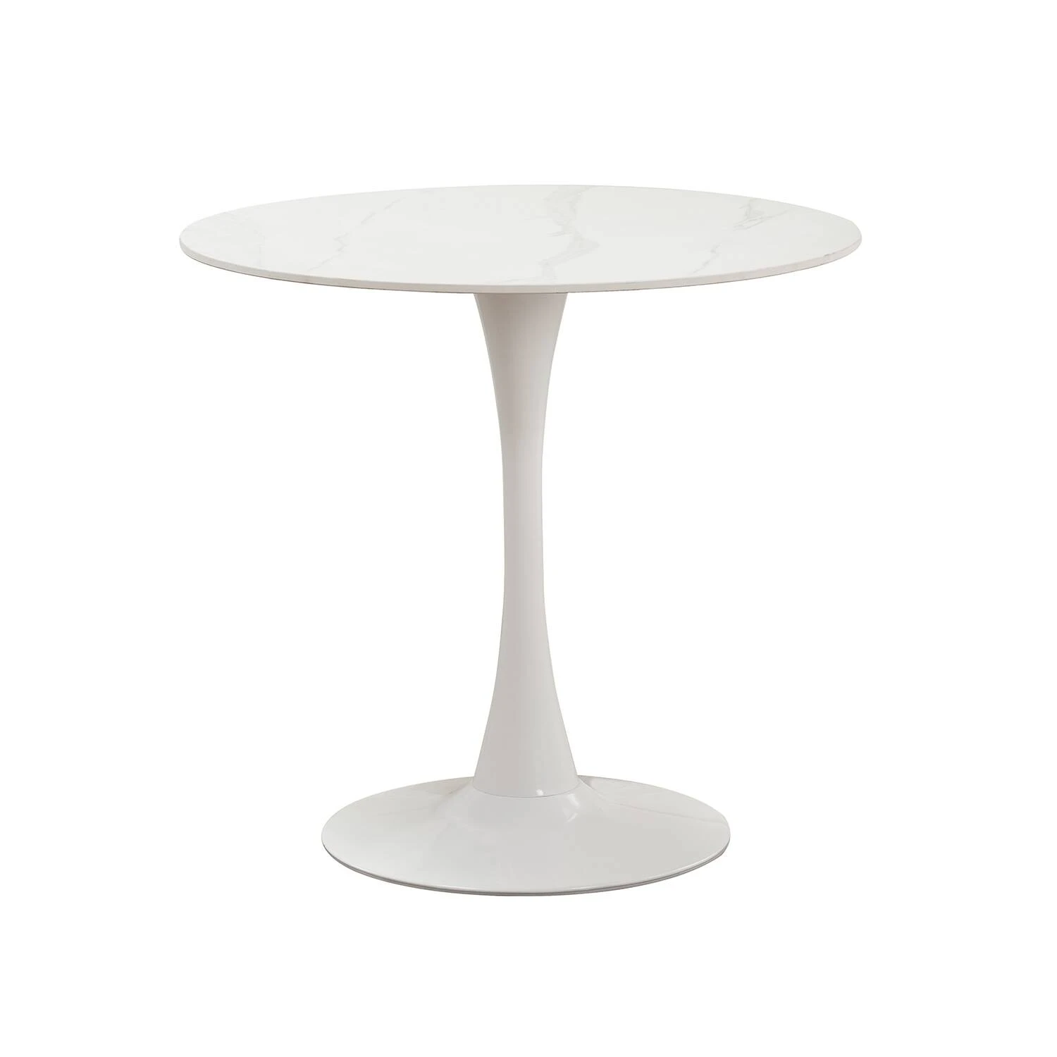 Стіл обідній KT-221 Madison Ceramic silver white matt 80x80x74