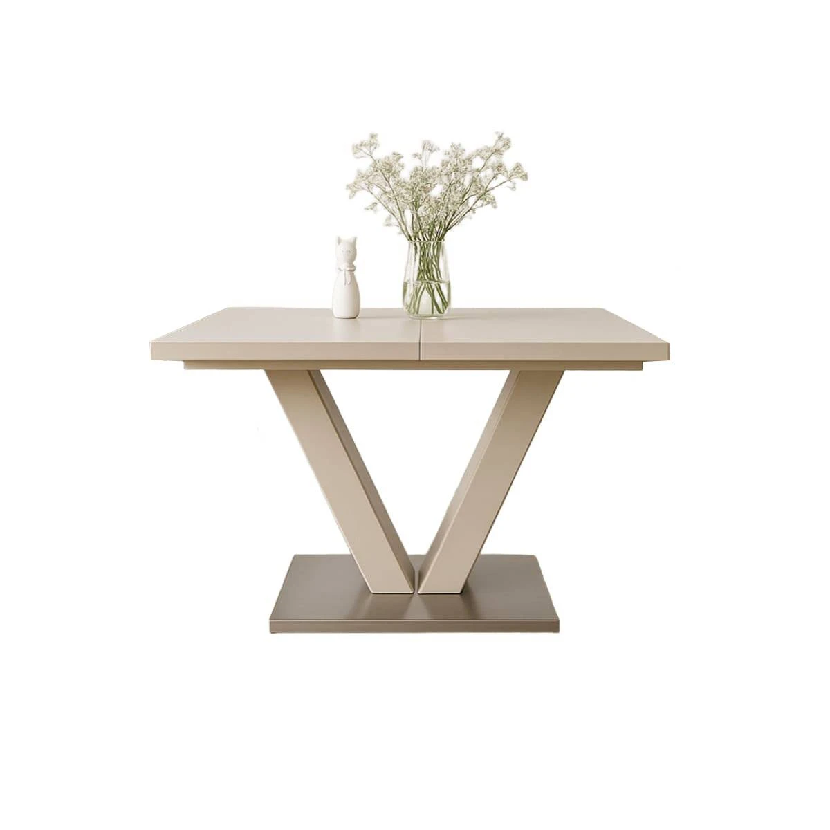 Стіл обідній розкладний T-7052A Lund beige matt (BS34+Y04) 120-160x80x76