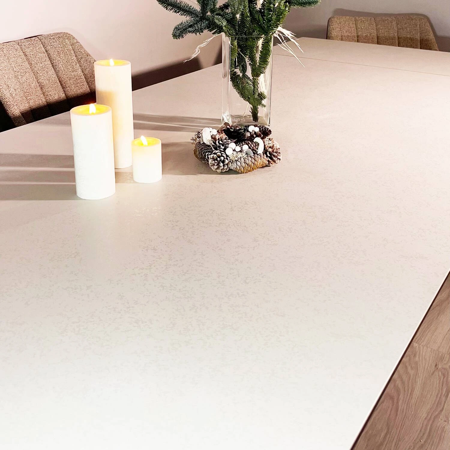 Стіл обідній розкладний T-7500C Tivoli Ceramic Dazzling White matt (SH2467) 200-280x100x76