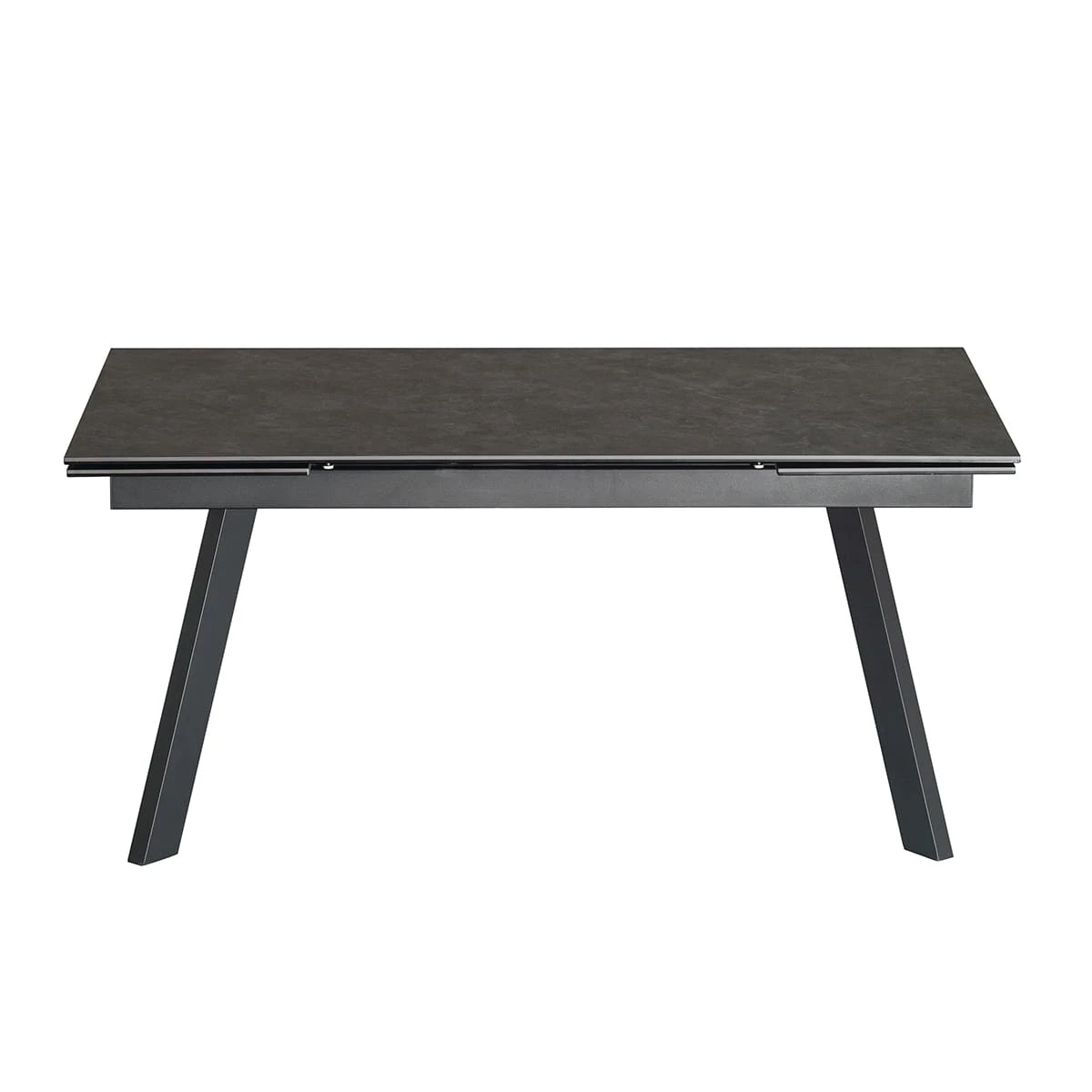 Стіл обідній розкладний T7545C-1624 Denver Ceramic vick dark grey matt 160-240x90x76