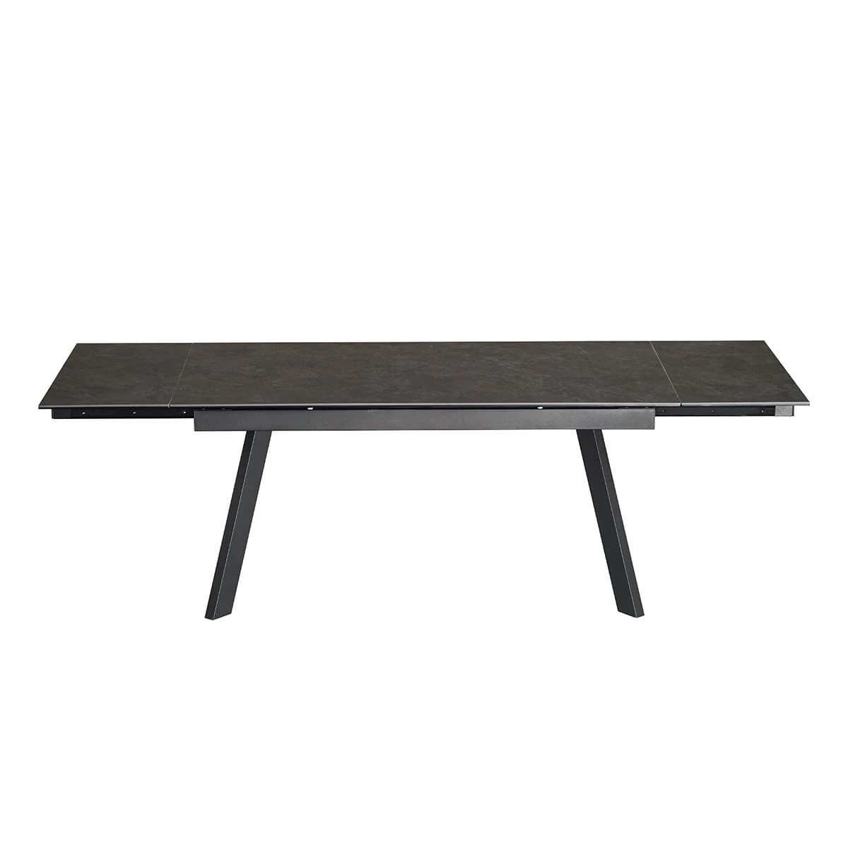 Стіл обідній розкладний T7545C-1624 Denver Ceramic vick dark grey matt 160-240x90x76