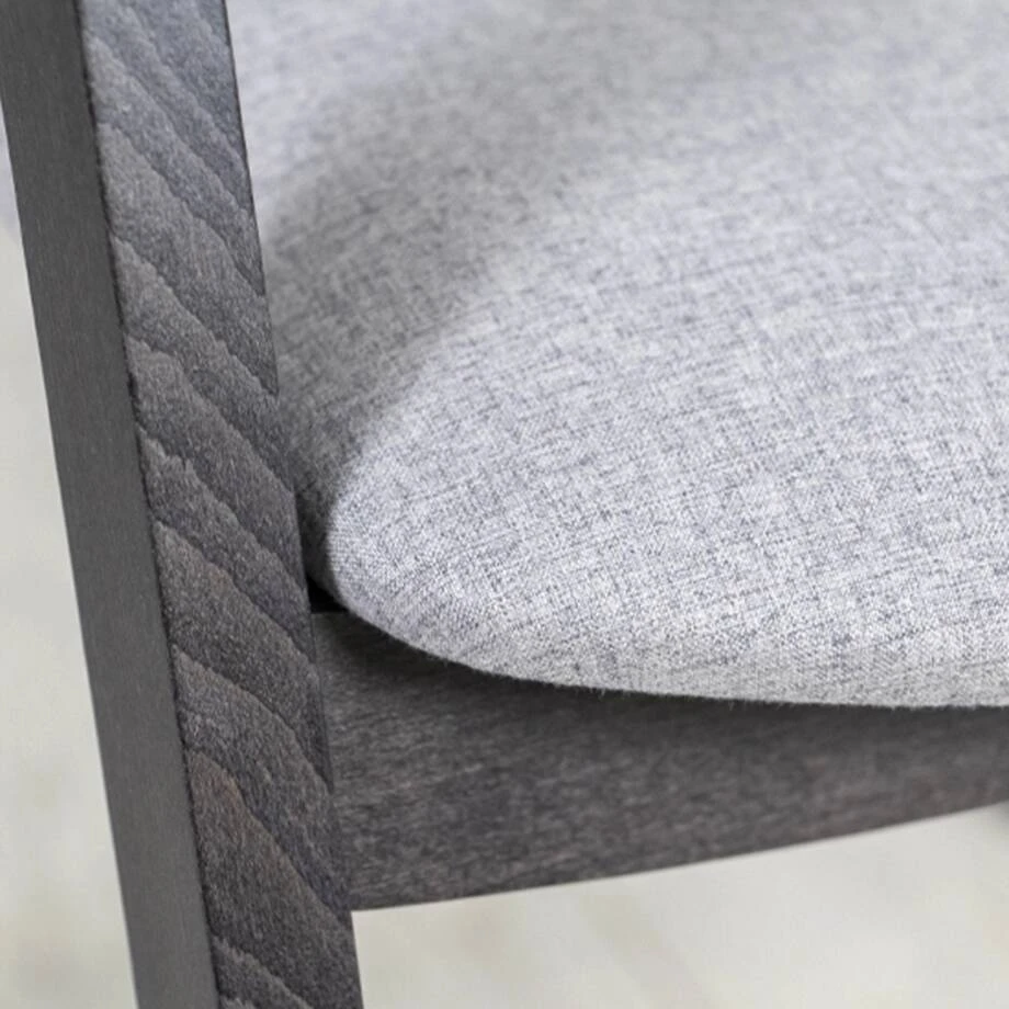 Стілець обідній Гуру Tender сіра тканина Cashmere 18/чорне дерево