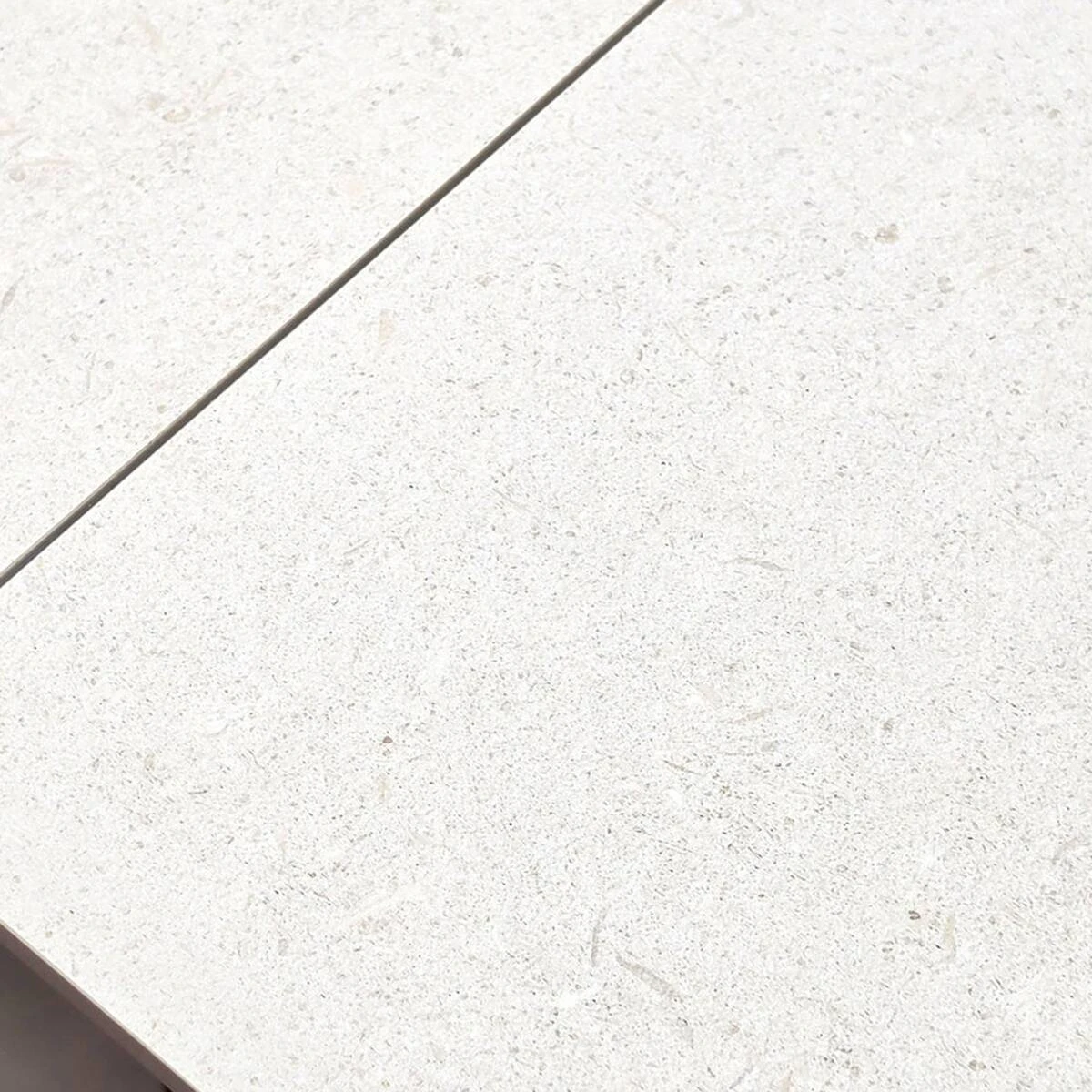 Стіл обідній розкладний Avento Ceramic 80-130x80x75 білий/кашемір