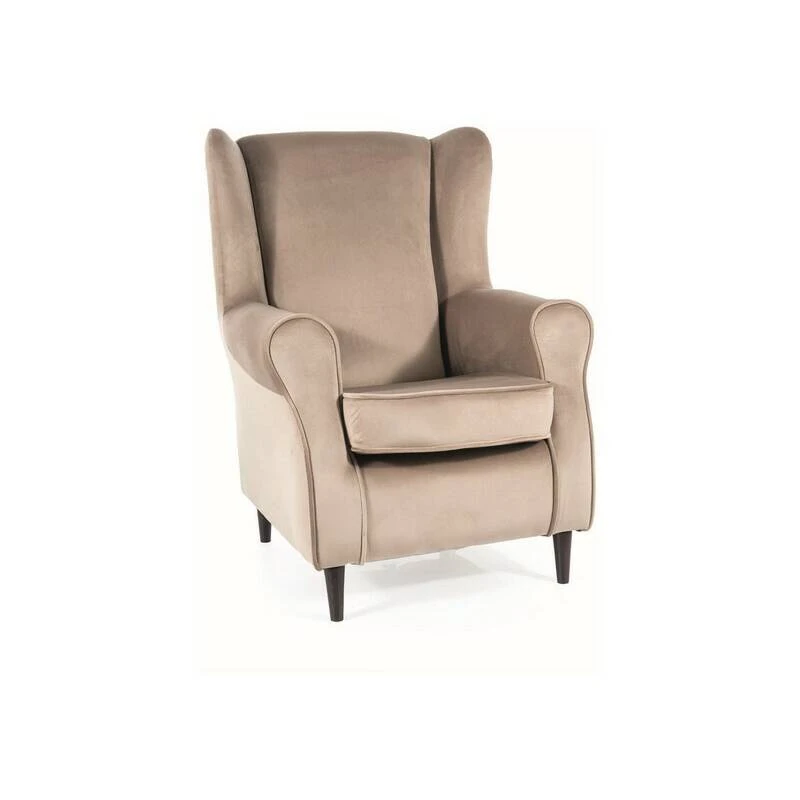 Крісло Signal BARON VELVET темний беж/венге BL.40 BARONV40