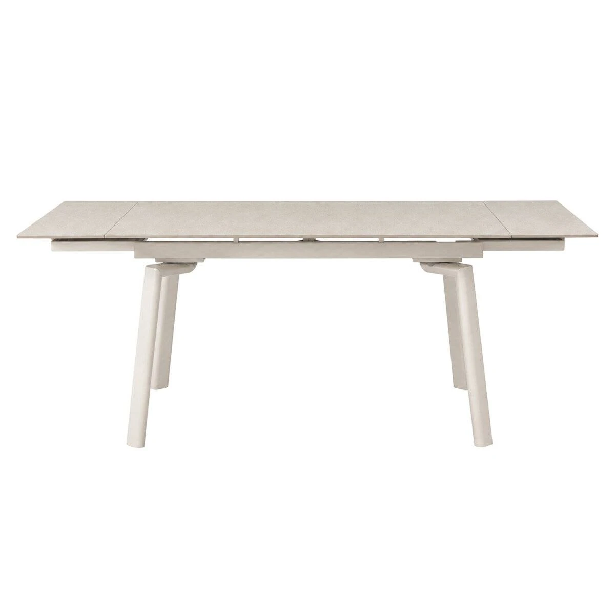 Стіл обідній розкладний Belford Ceramic 140-200x80x76 білий/кашемір