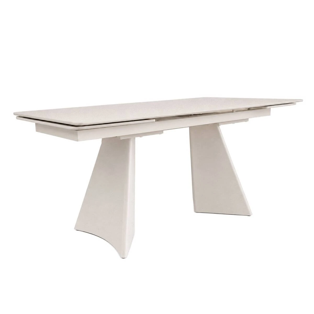 Стіл обідній розкладний Brixton Ceramic 160-240x90x76 світло-сірий/кашемір