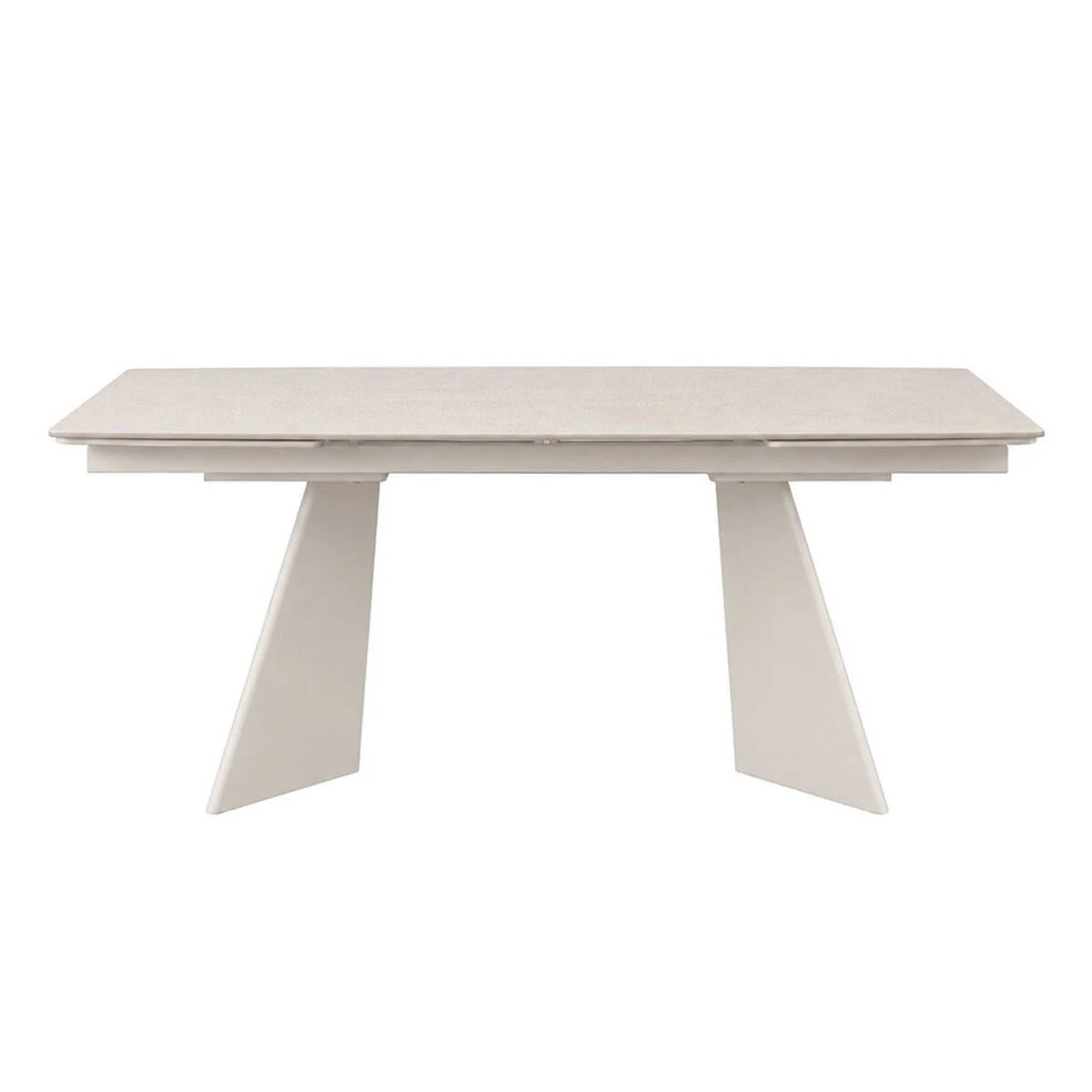 Стіл обідній розкладний Brixton Ceramic 160-240x90x76 світло-сірий/кашемір