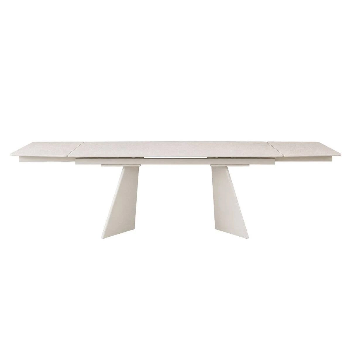 Стіл обідній розкладний Brixton Ceramic 160-240x90x76 світло-сірий/кашемір