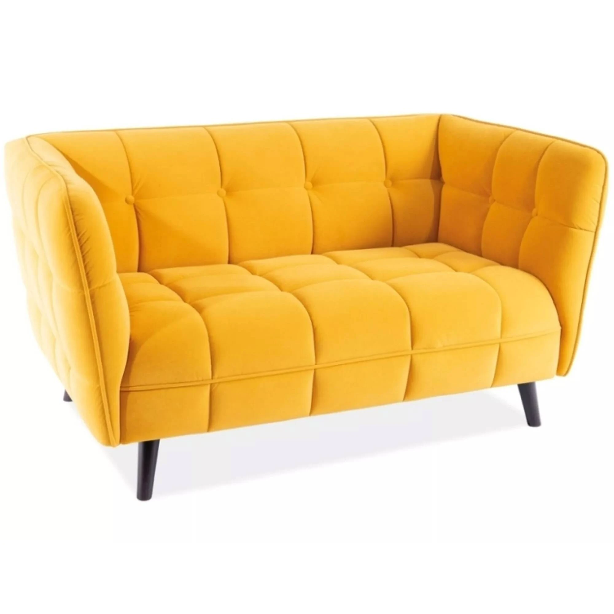 Диван Signal CASTELLO 2 VELVET карі BLUVEL 68 / венге CASTELLO2V68