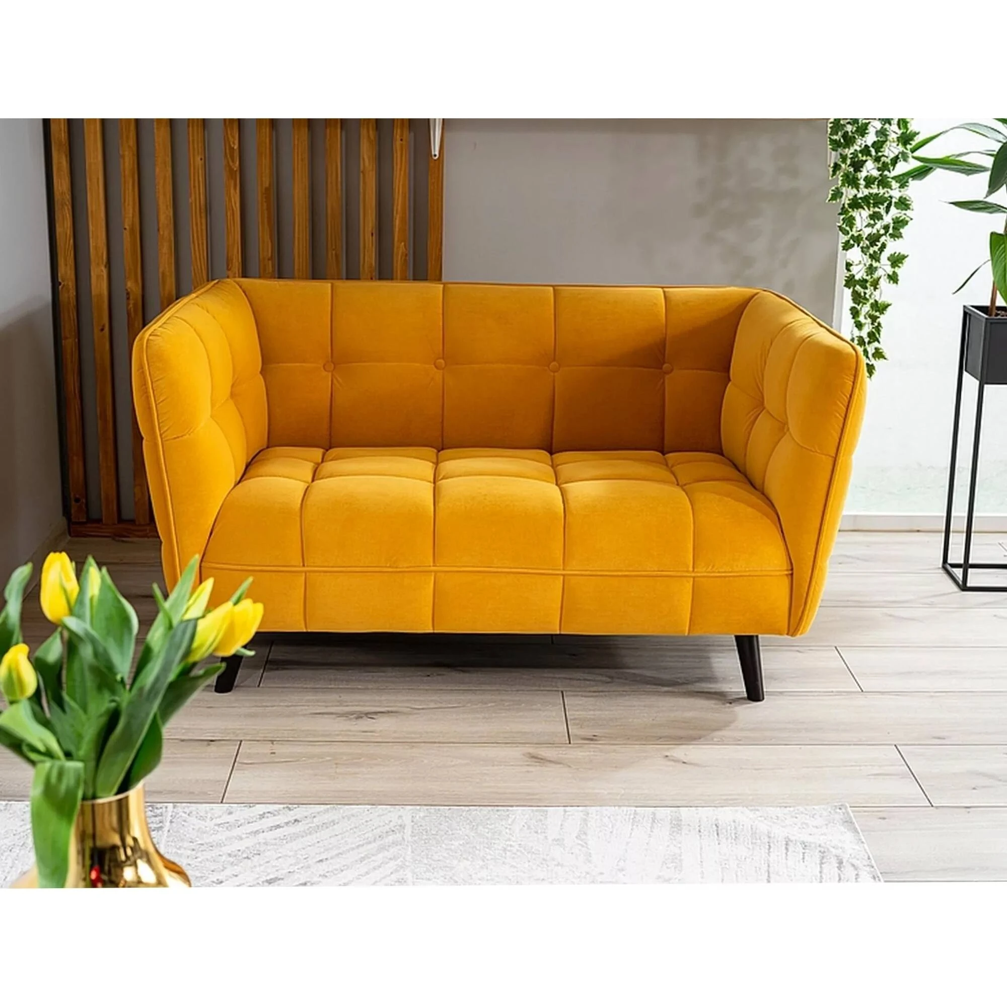 Диван Signal CASTELLO 2 VELVET карі BLUVEL 68 / венге CASTELLO2V68