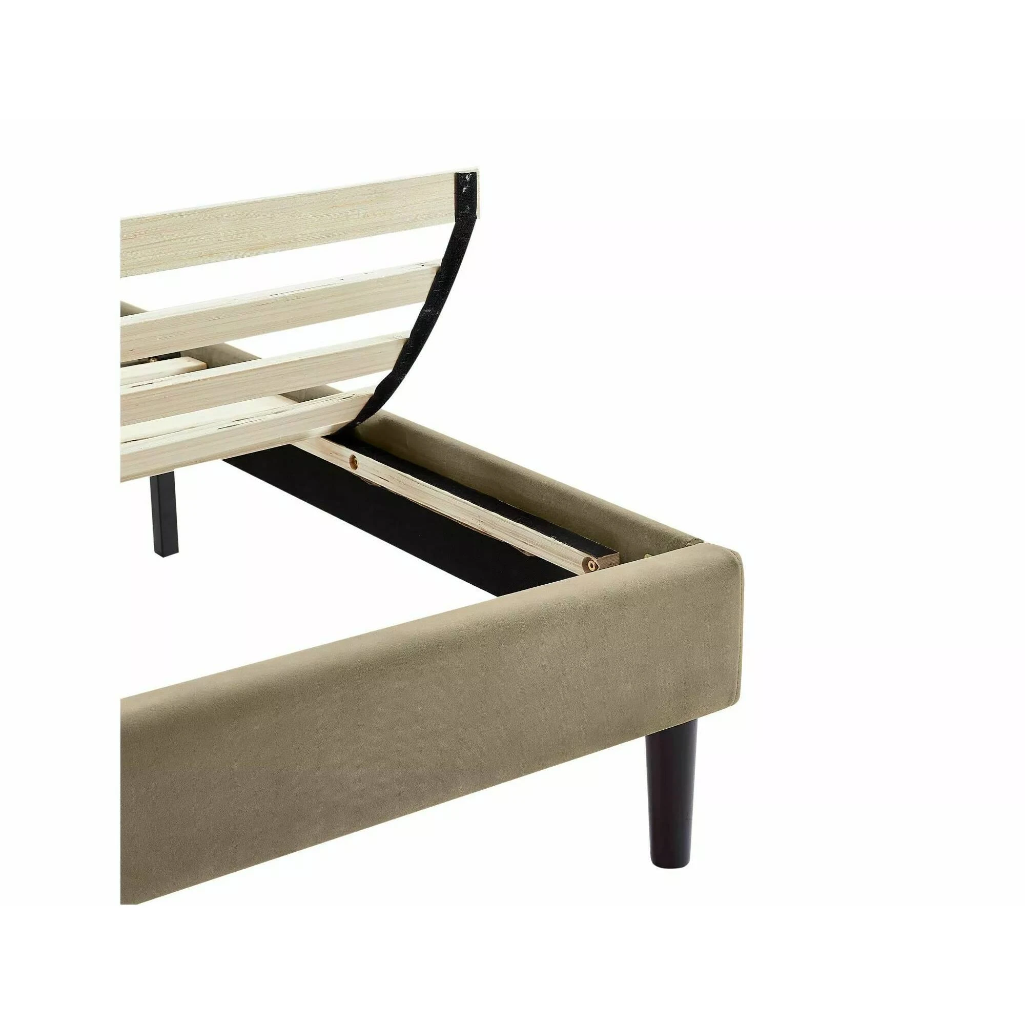 Ліжко двоспальне Signal COLUMBIA VELVET 160X200 Світло-бежевий BLUVEL 28 COLUMBIAV160BE