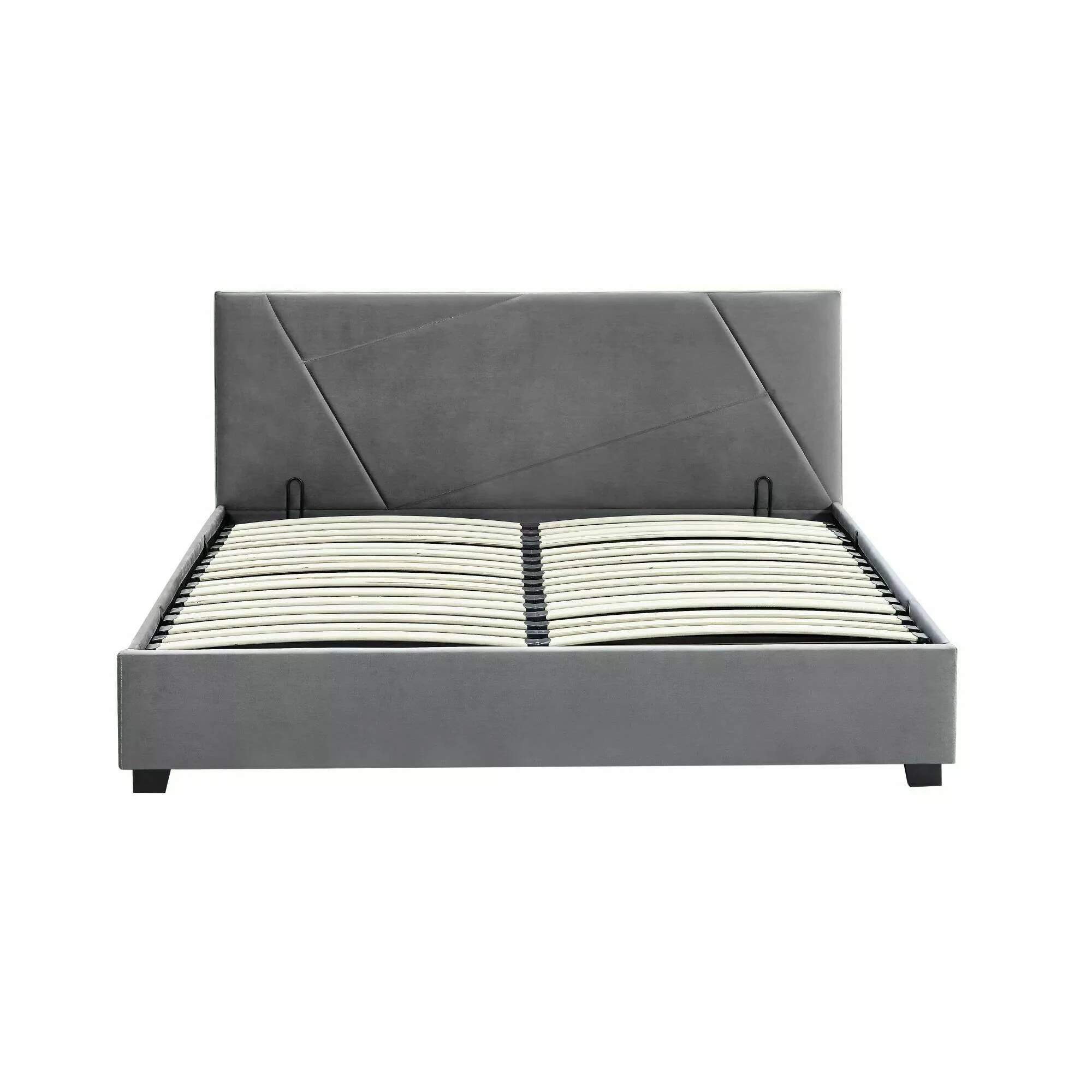 Ліжко двоспальне Signal COLUMBIA VELVET 160X200 Сірий TAP.192 COLUMBIAV160SZ