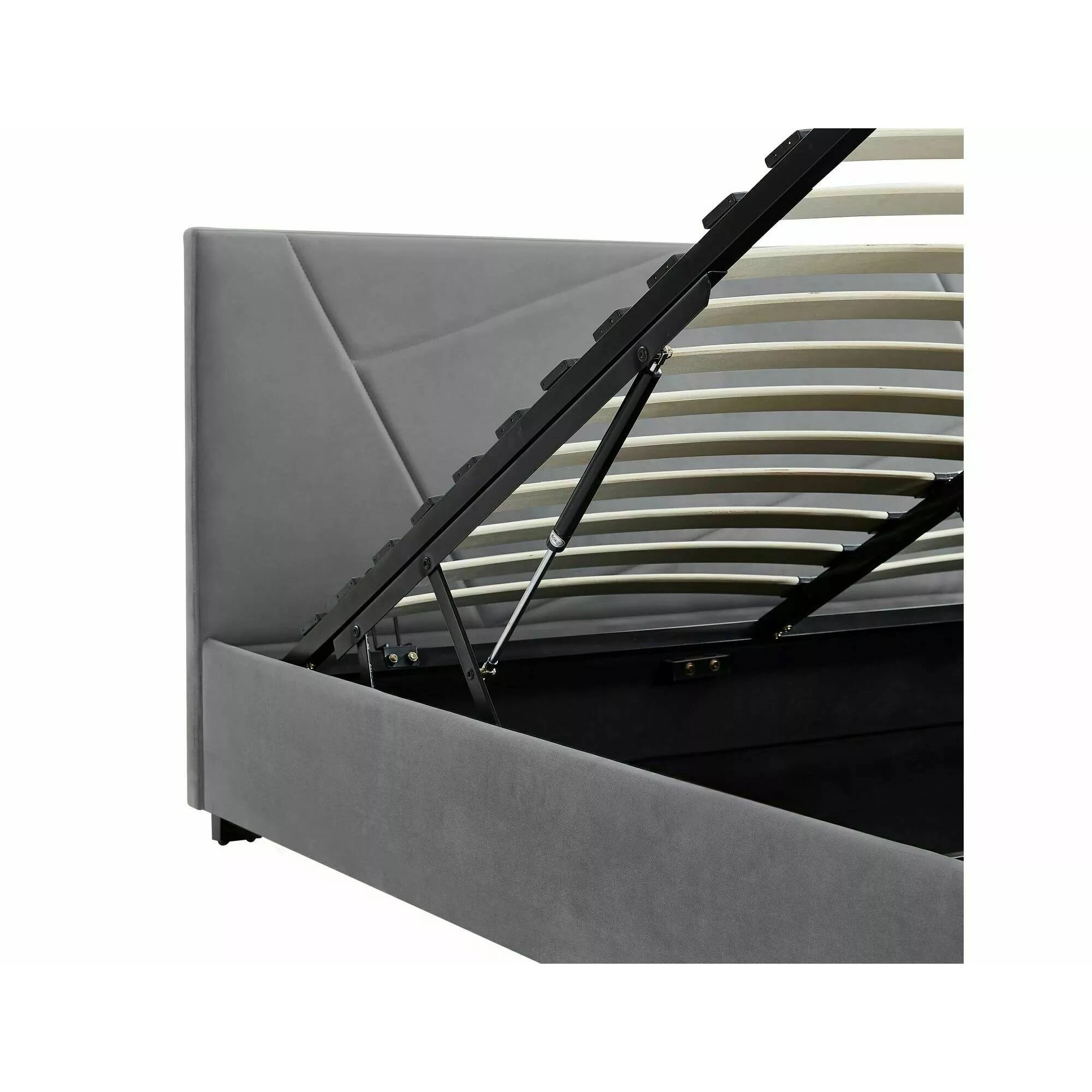 Ліжко двоспальне Signal COLUMBIA VELVET 160X200 Сірий TAP.192 COLUMBIAV160SZ