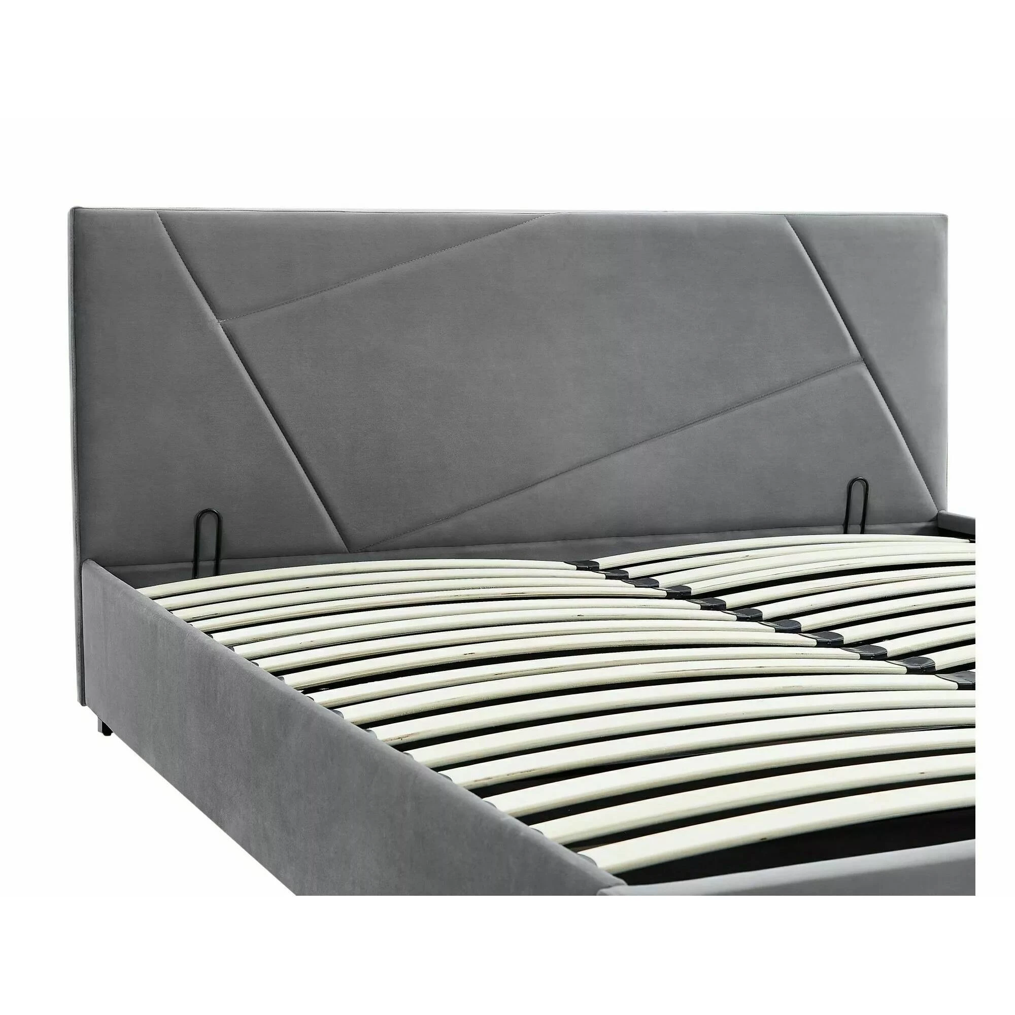 Ліжко двоспальне Signal COLUMBIA VELVET 160X200 Сірий TAP.192 COLUMBIAV160SZ