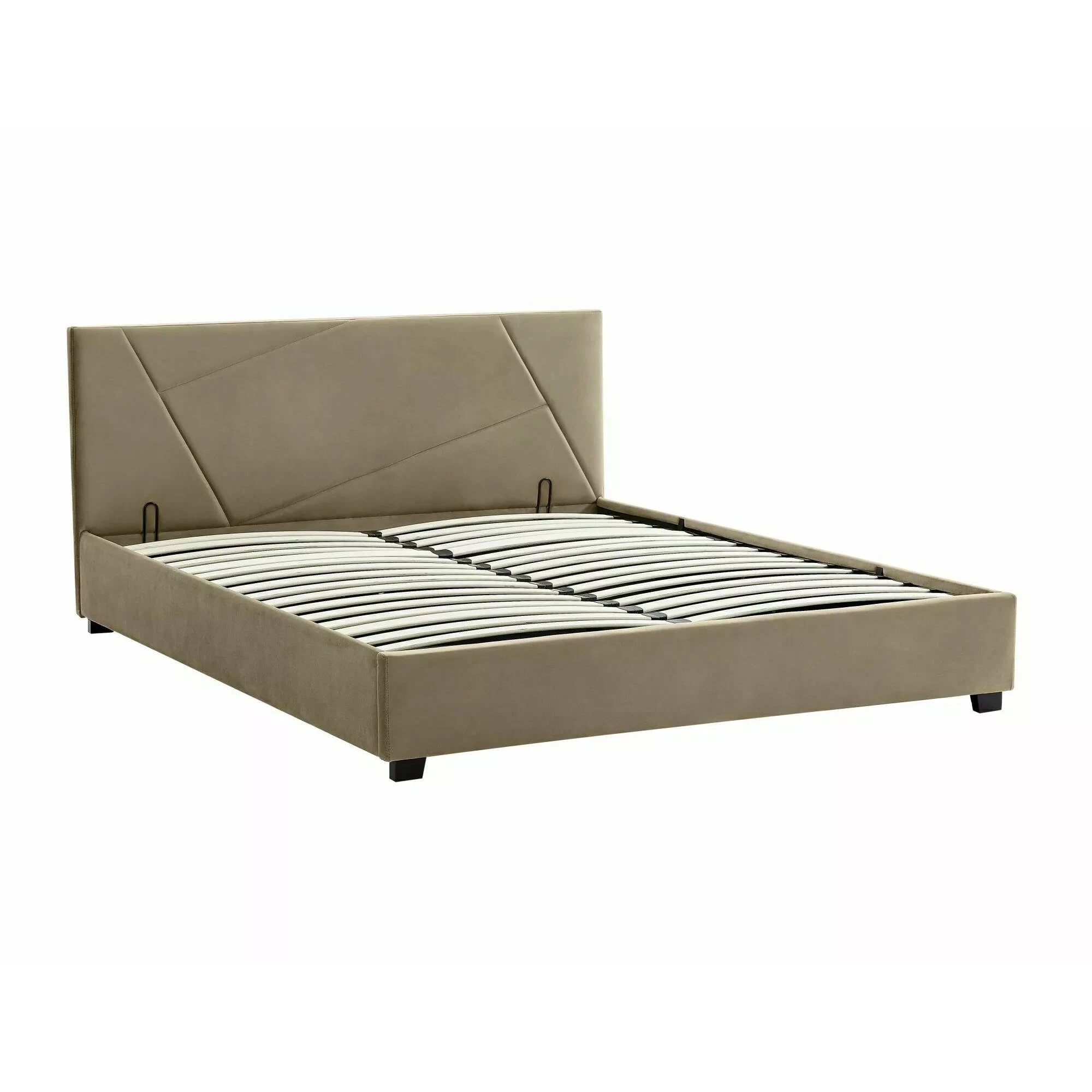 Ліжко полуторне Signal COLUMBIA VELVET 140X200 Світло-бежевий BLUVEL 28 COLUMBIAV140BE