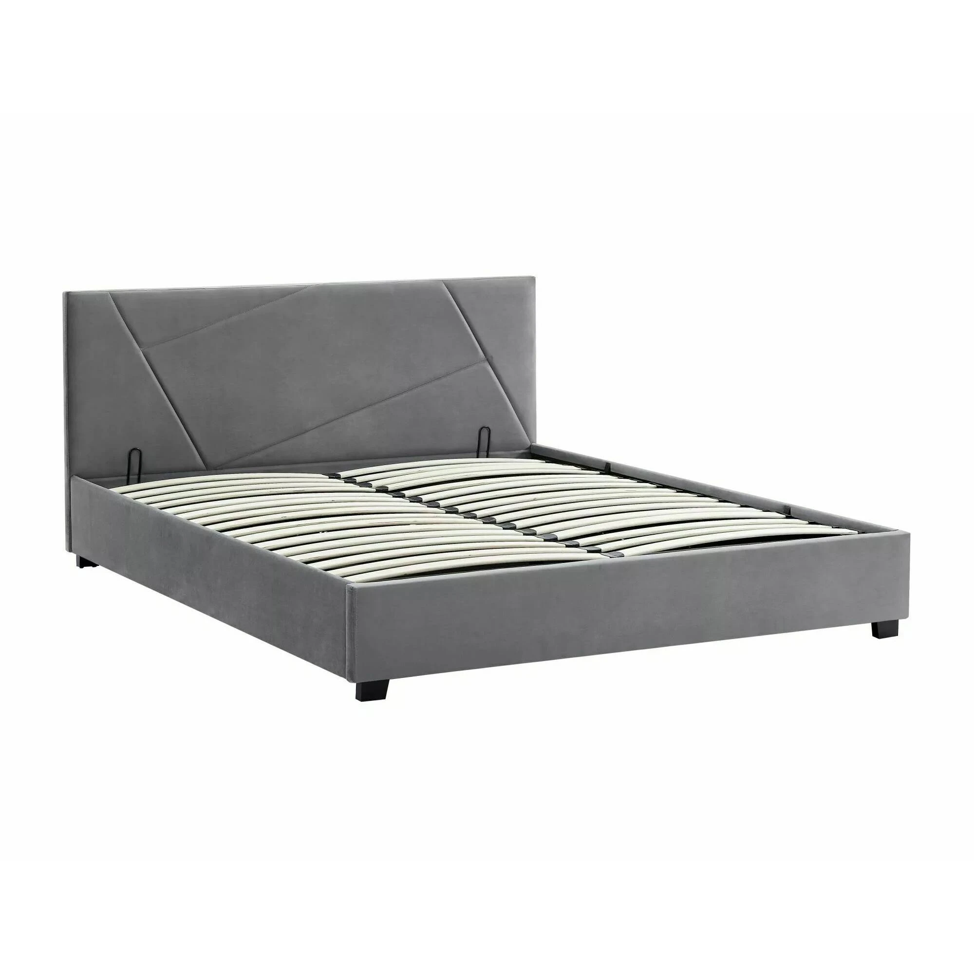 Ліжко полуторне Signal COLUMBIA VELVET 140X200 Сірий TAP.192 COLUMBIAV140SZ