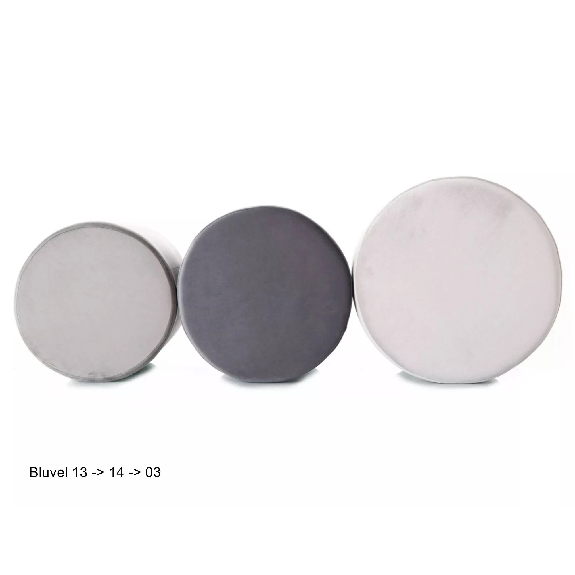 Пуф Signal DOTI B VELVET сірий BL.14 d.38 DOTIBV14