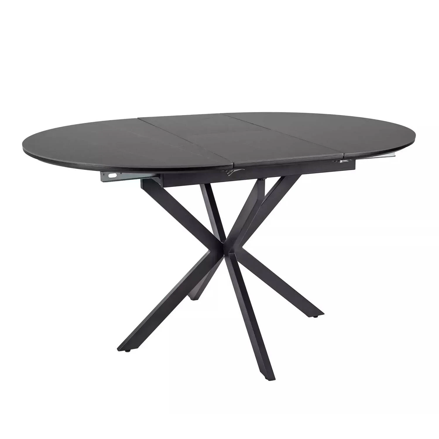 Стіл обідній розкладний Signal Gaston Ceramic 100-135x100x75 чорний