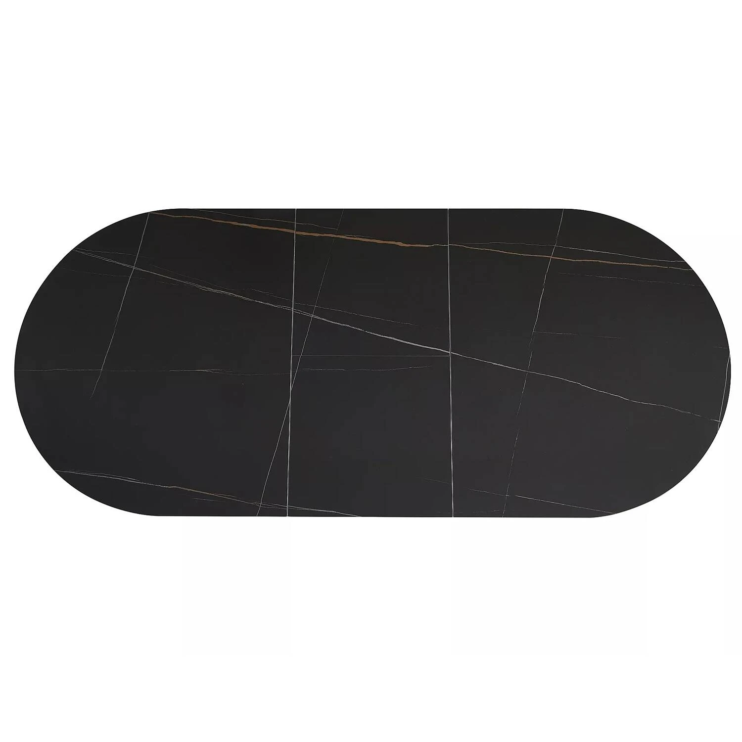 Стіл обідній розкладний Signal Gaston Ceramic 140-180x80x76 чорний