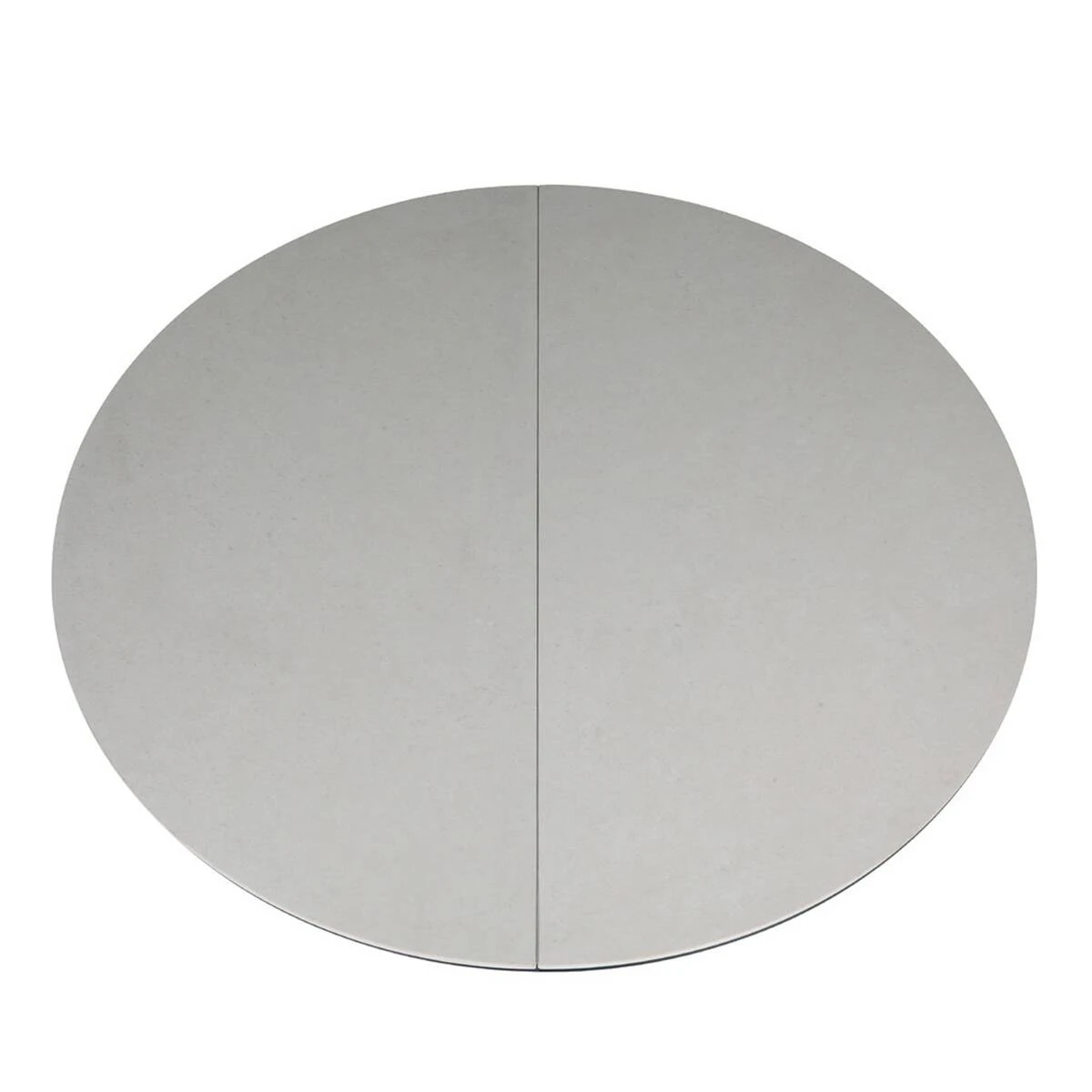 Стіл обідній розкладний Genewa Ceramic 105-140x105x76 бежевий/чорний