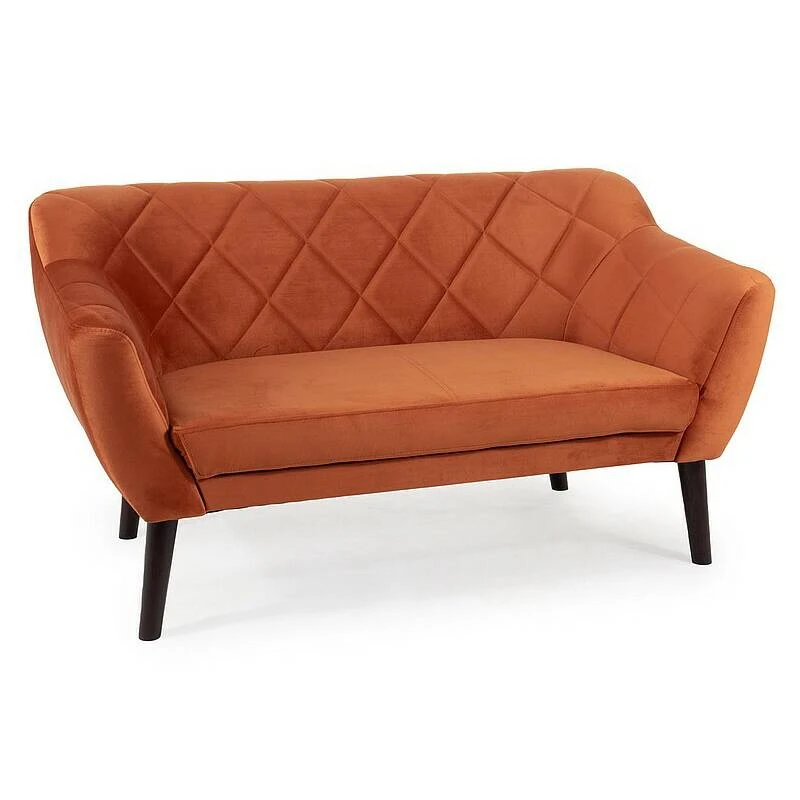Диван-софа Signal KARO 2 VELVET цинамон/венге BL.4215 KARO2V4215W