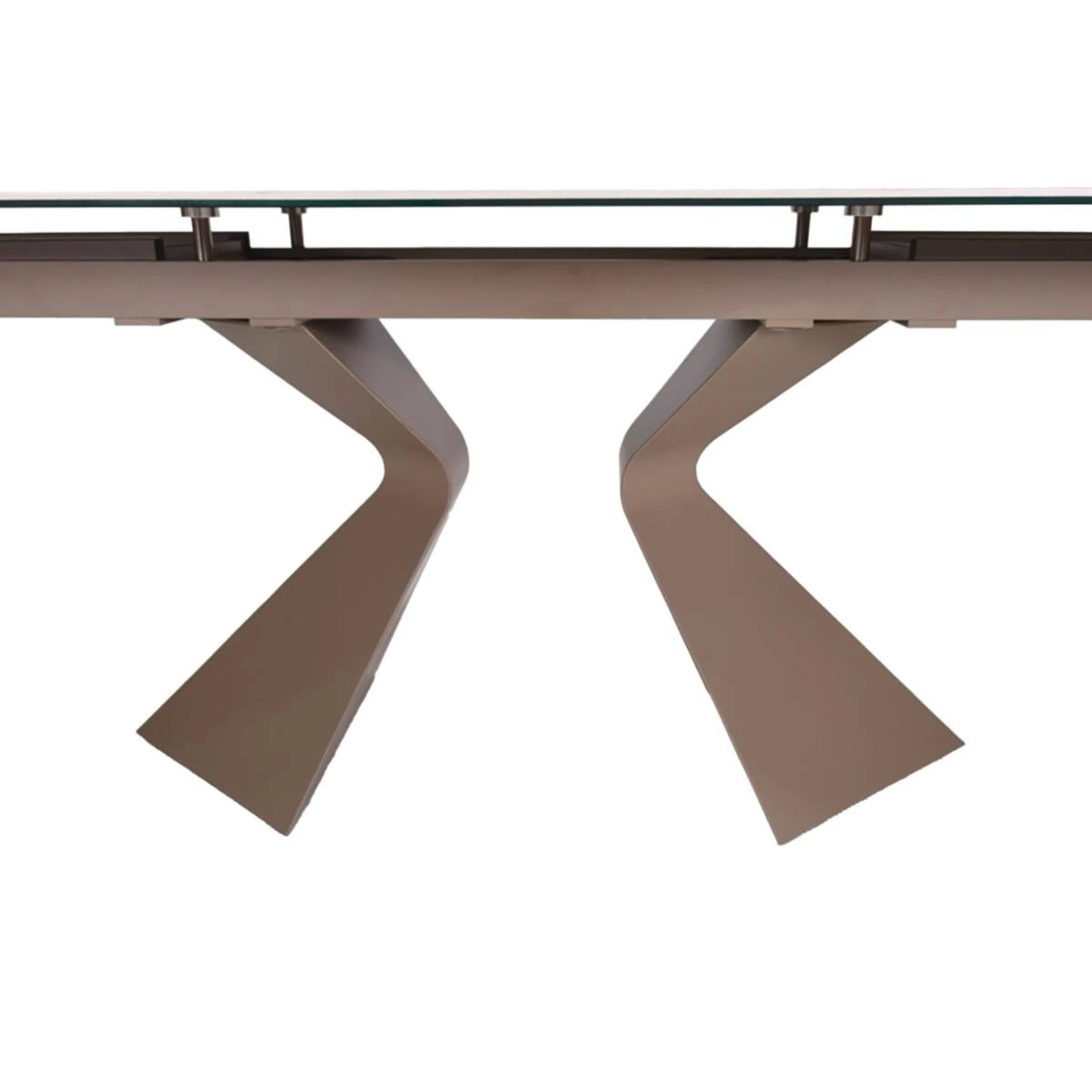 Стіл обідній розкладний Laura Ceramic 160-240x90x75 бежевий матовий/бежевий