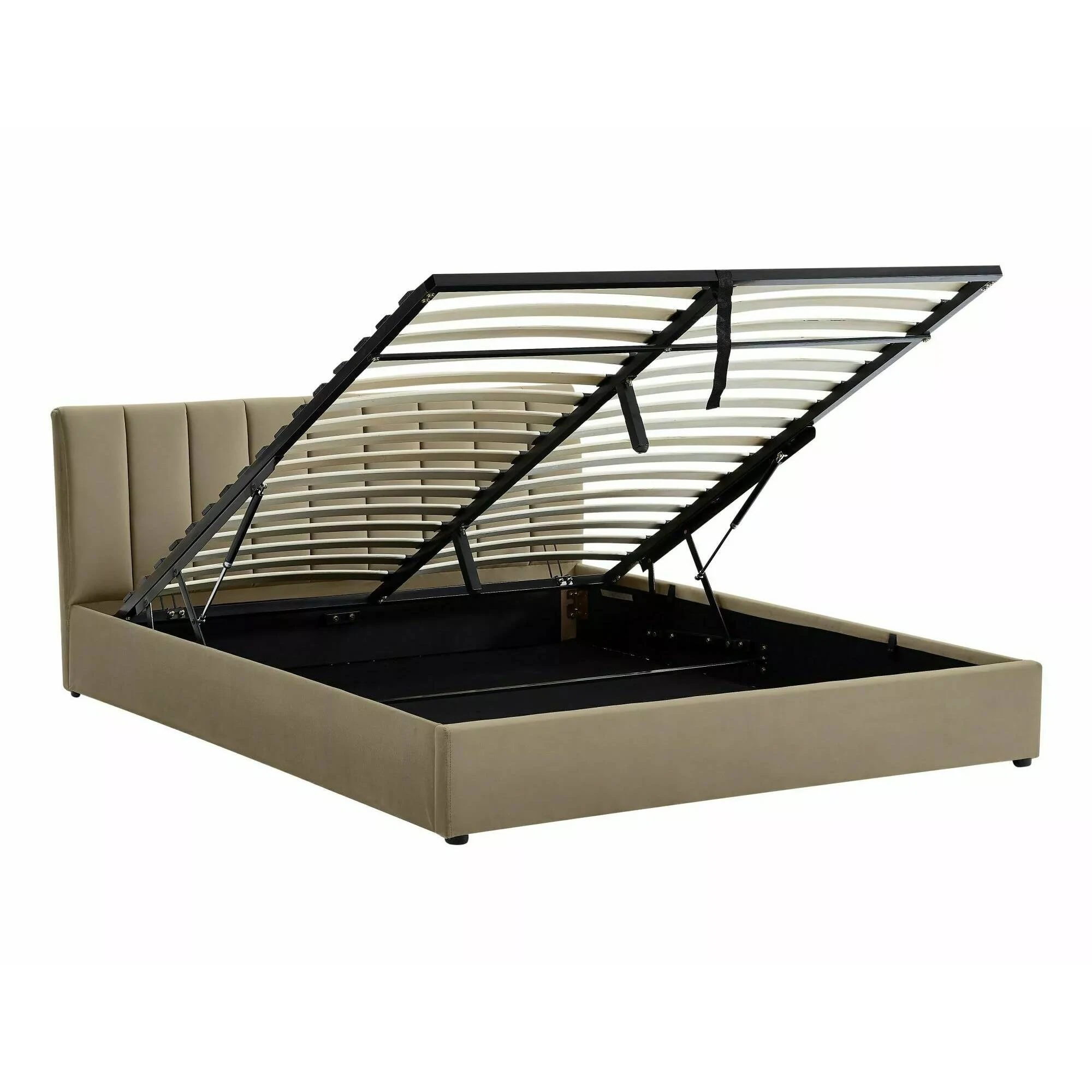 Ліжко двоспальне Signal MONTREAL VELVET 160X200 Бежевий BLUVEL 28 MONTREALV160BE