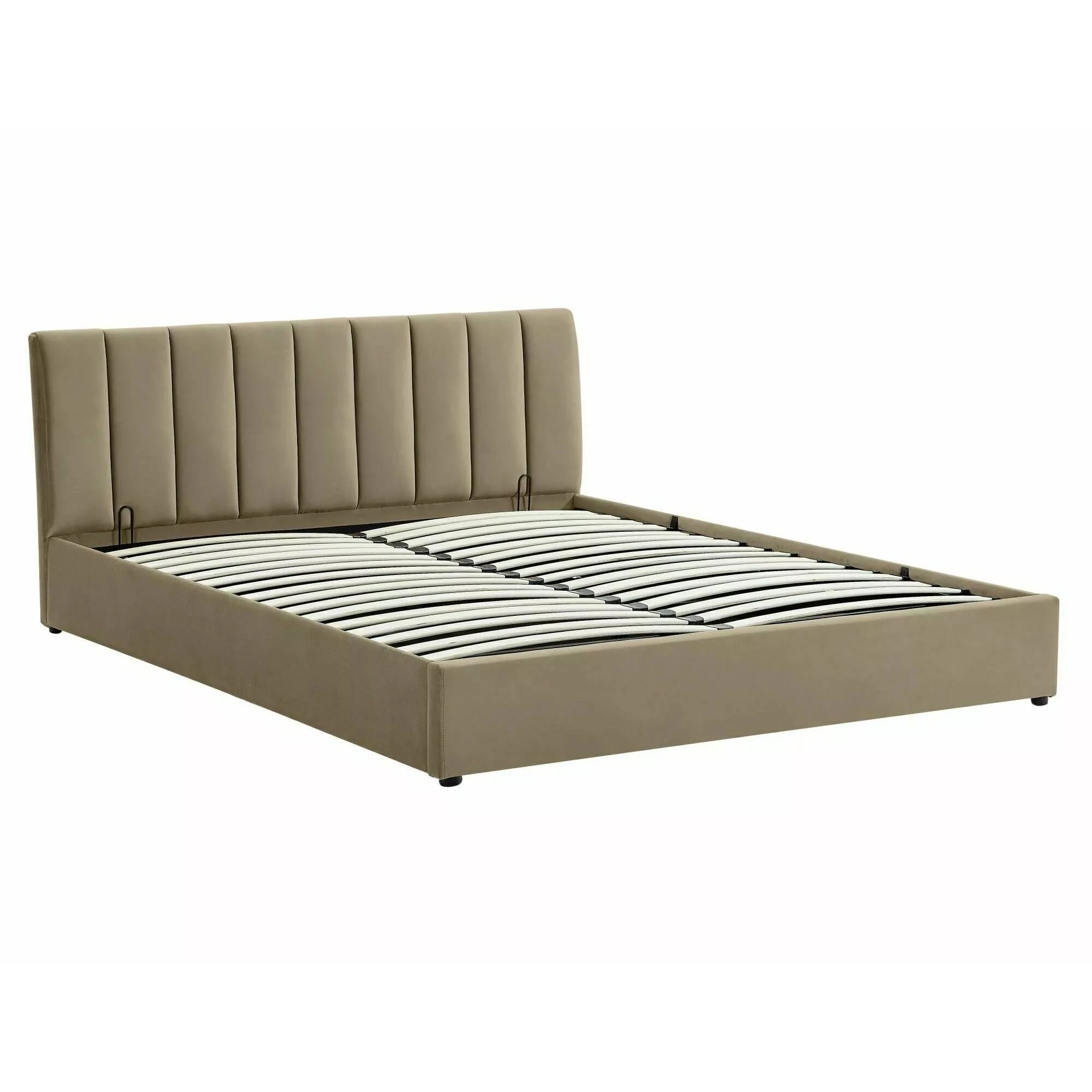 Ліжко двоспальне Signal MONTREAL VELVET 160X200 Бежевий BLUVEL 28 MONTREALV160BE
