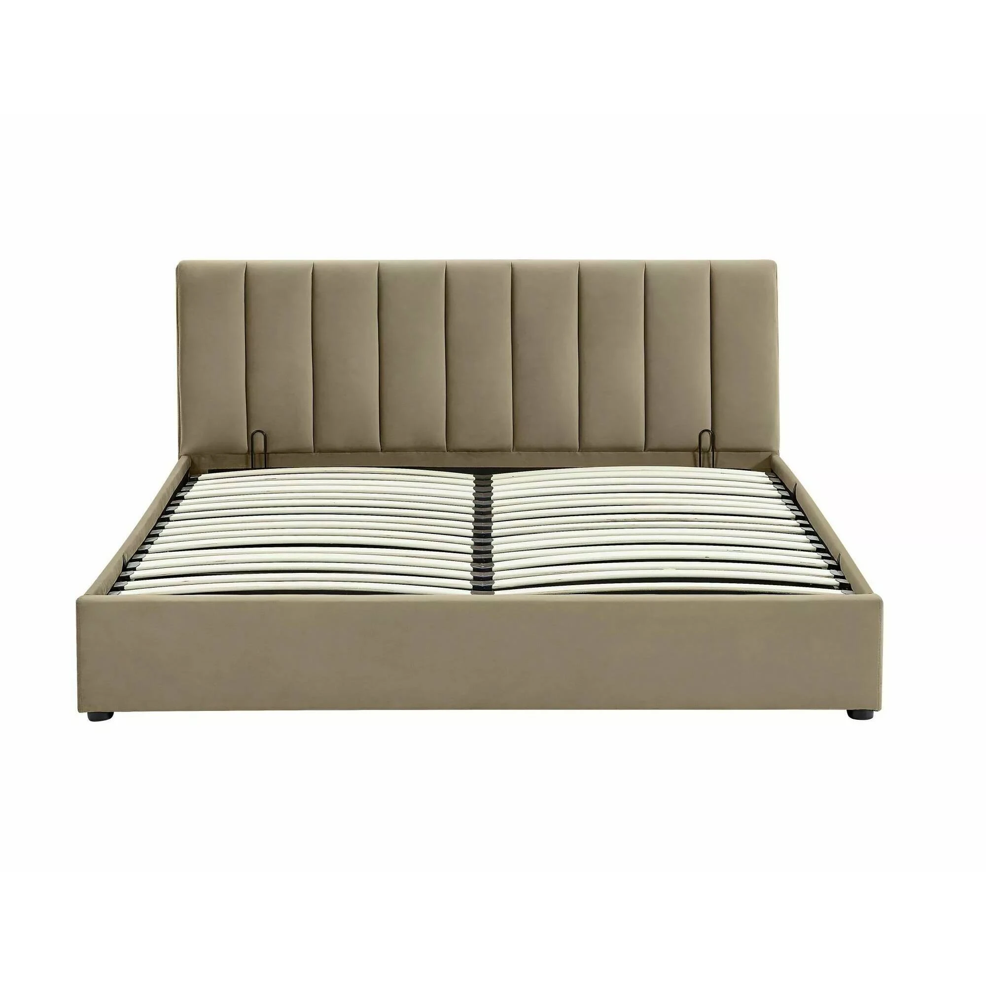 Ліжко двоспальне Signal MONTREAL VELVET 160X200 Бежевий BLUVEL 28 MONTREALV160BE