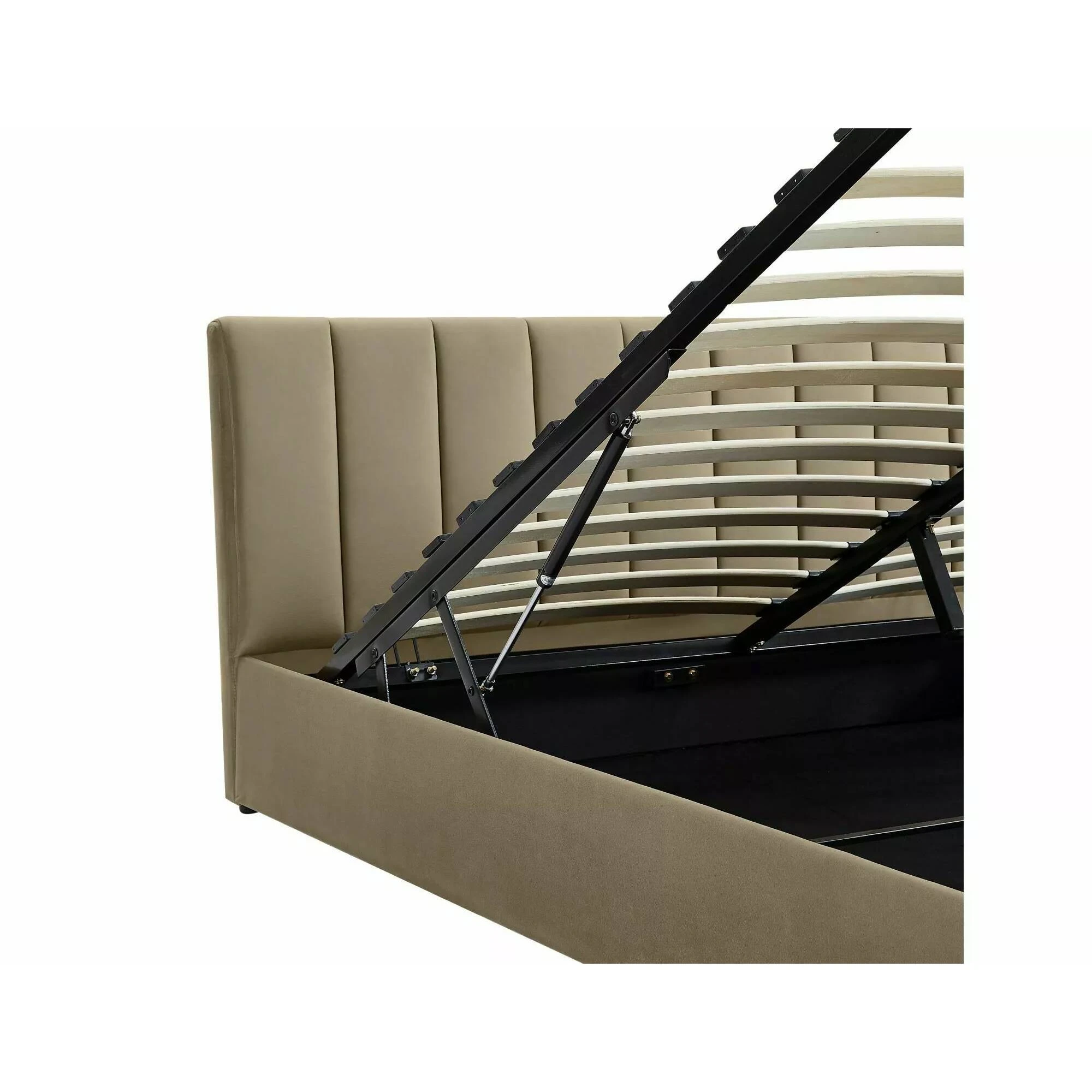 Ліжко двоспальне Signal MONTREAL VELVET 160X200 Бежевий BLUVEL 28 MONTREALV160BE