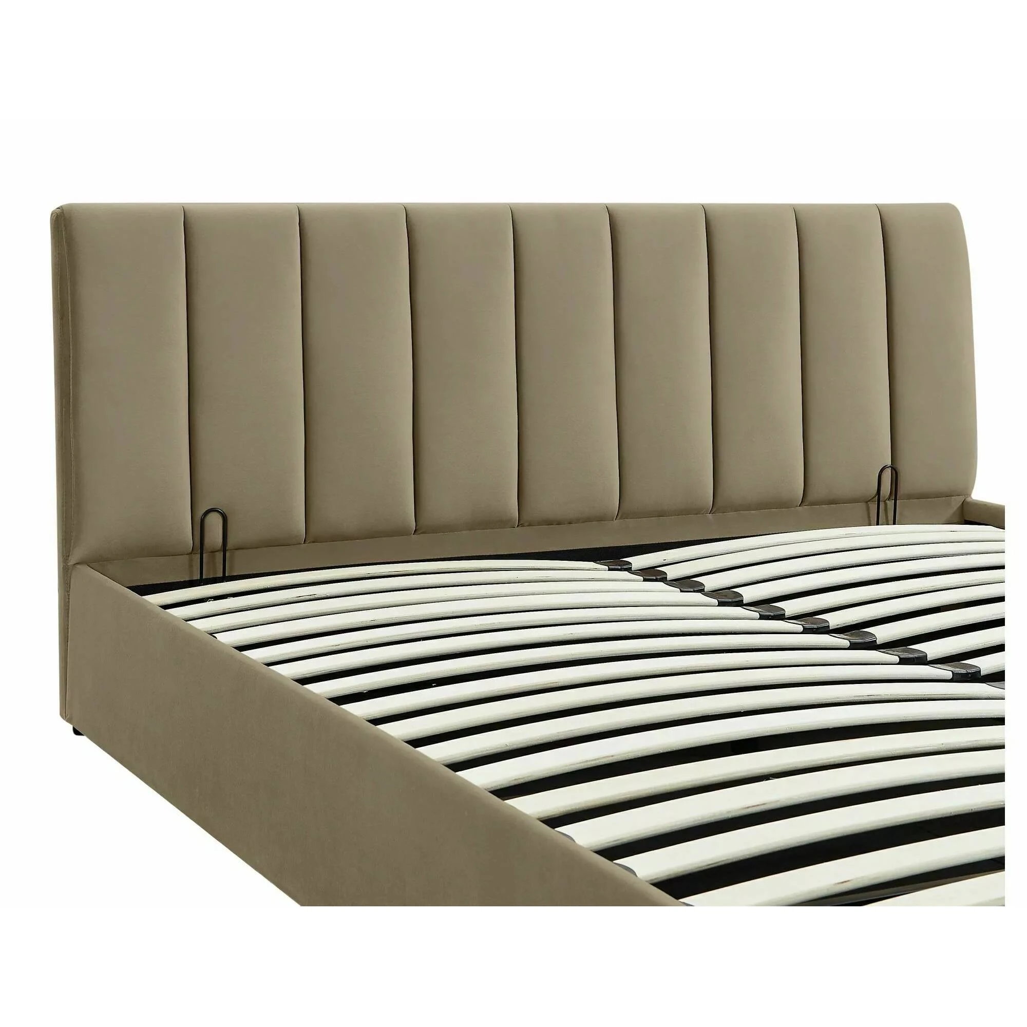 Ліжко двоспальне Signal MONTREAL VELVET 160X200 Бежевий BLUVEL 28 MONTREALV160BE