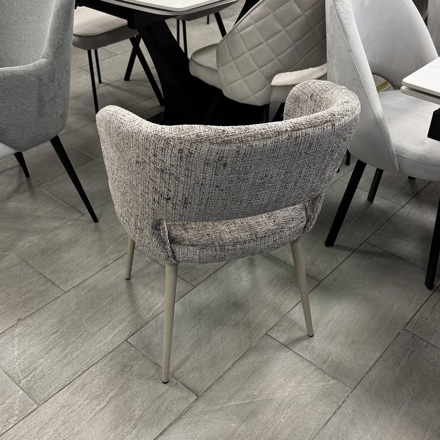 Стілець обідній Bjorn Madera Mondo 2кат. бежева рогожка