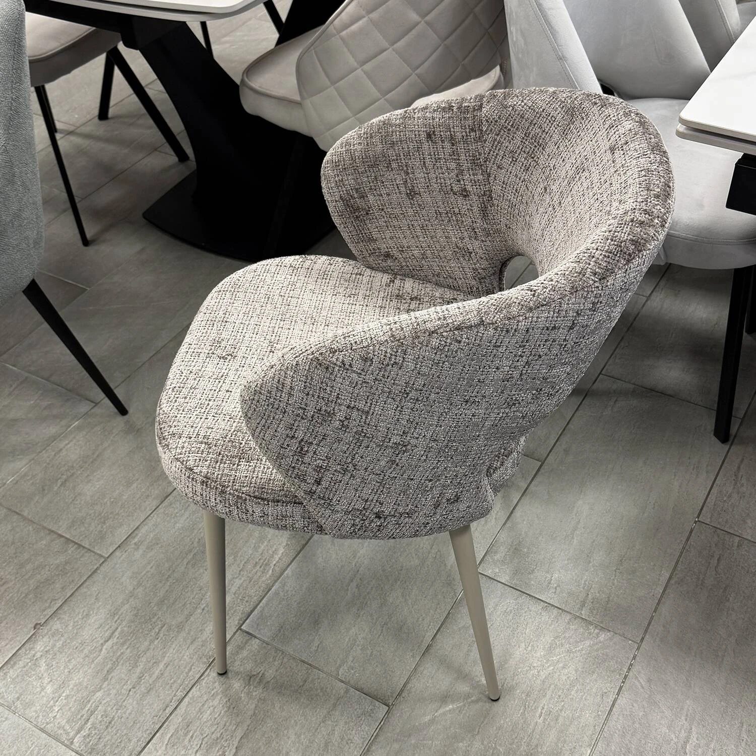 Стілець обідній Bjorn Madera Mondo 2кат. бежева рогожка